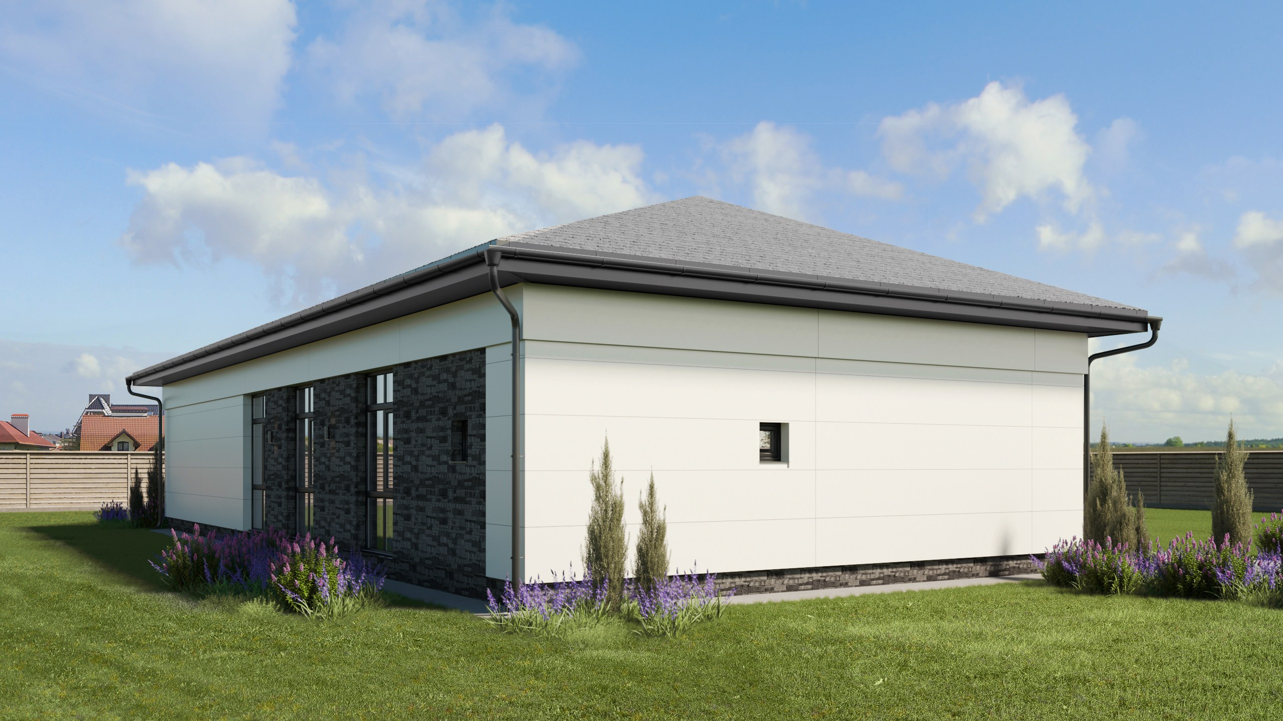 Фасад частного дома Казань. Архитектор-дизайнер в Казани