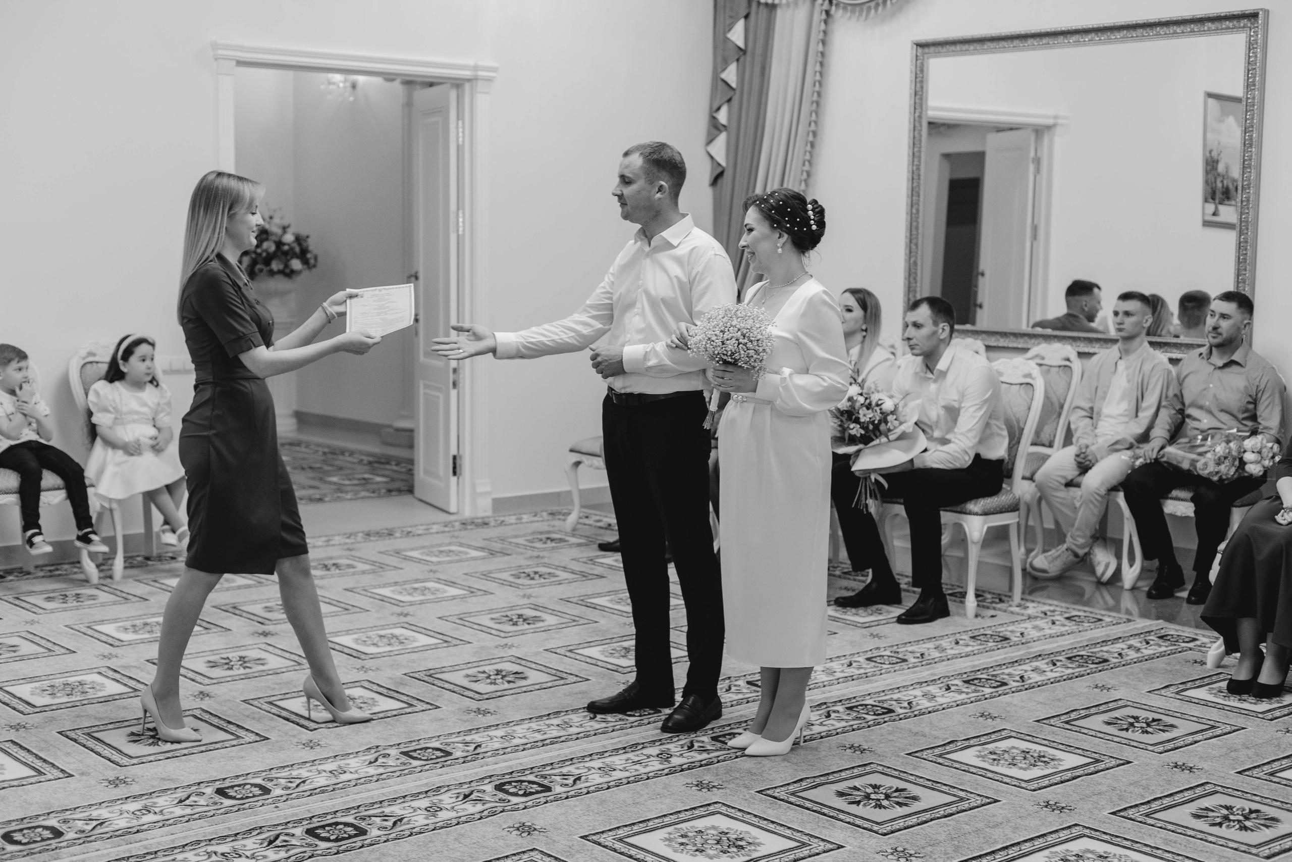 Свадьба Т&А в студии и ЗАГСе. Фотограф в Краснодаре Евгения Михаевич