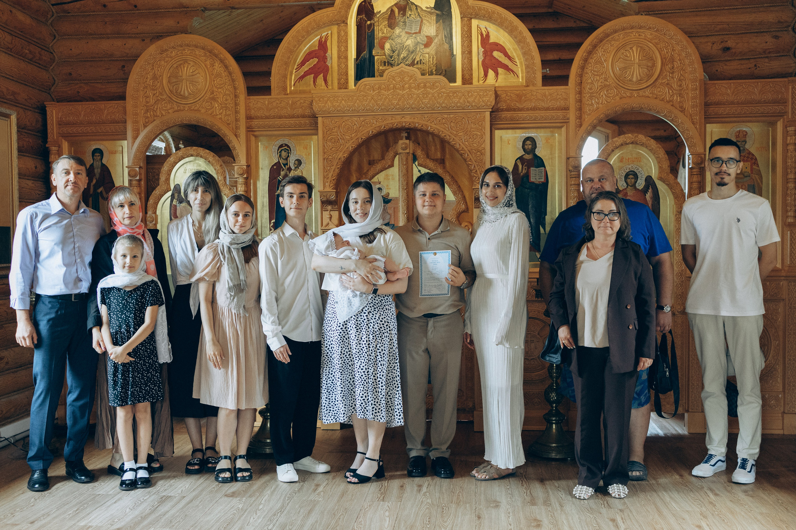 Крещение Эмилии. Семейный и женский фотограф в Туле