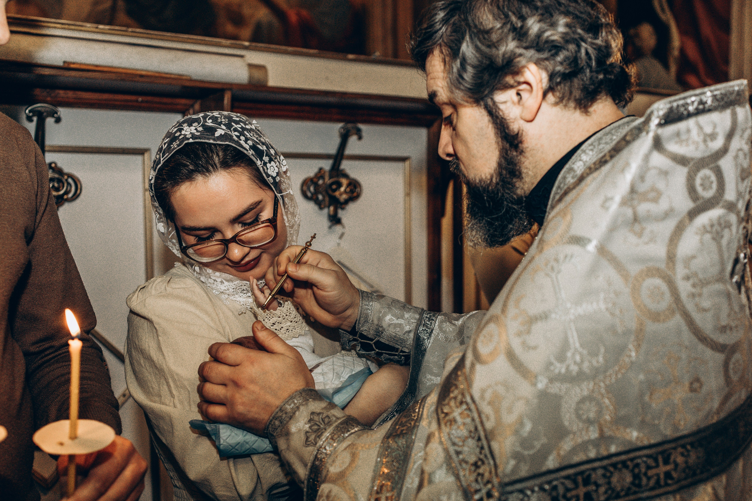 Крещение в Храме Воскресения Словущего в Даниловской Слободе. Главная