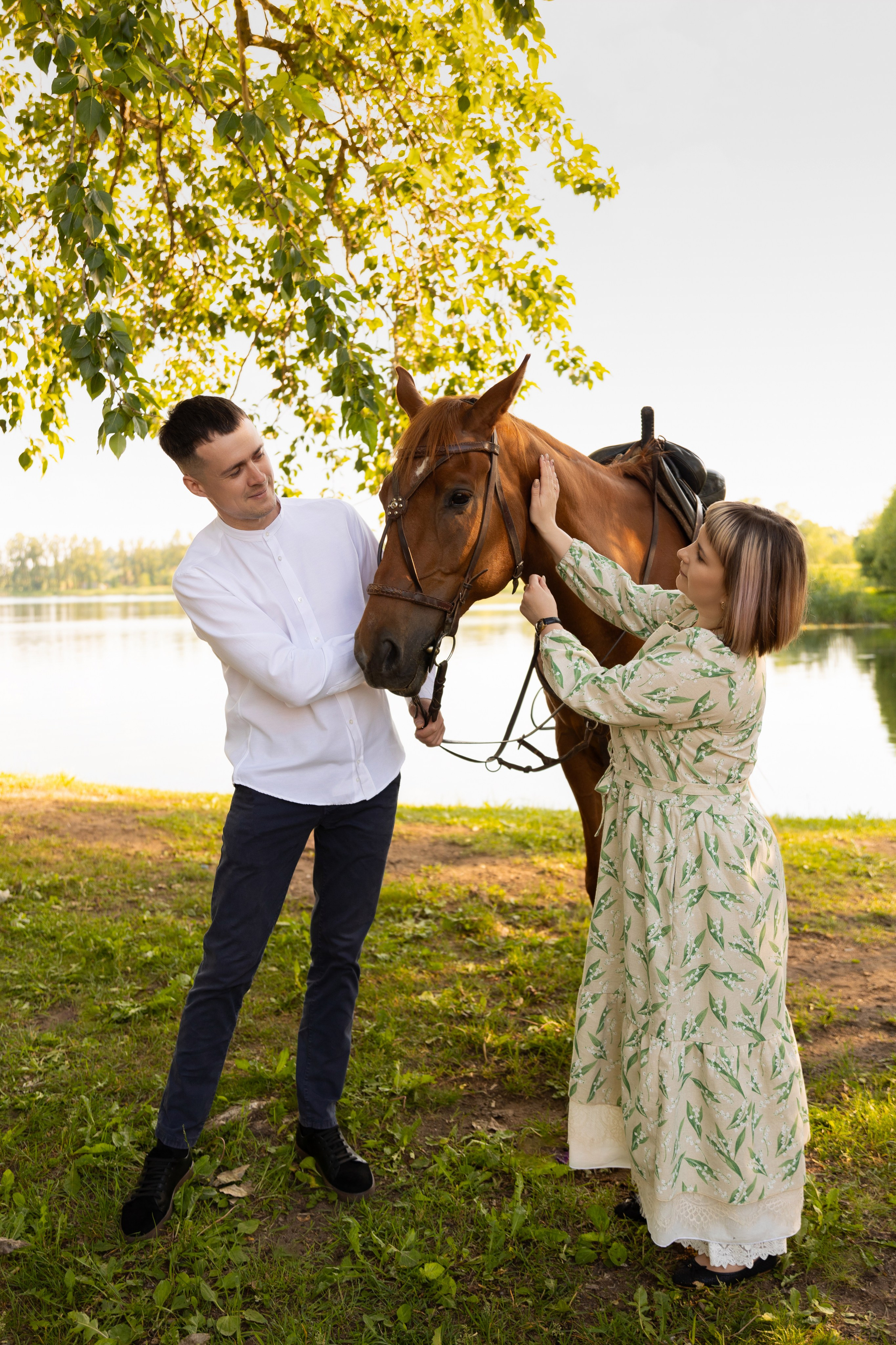 Фотопрогулка на лошадях. Семейный и свадебный фотограф в Санкт-Петербурге Татьяна Швыкова