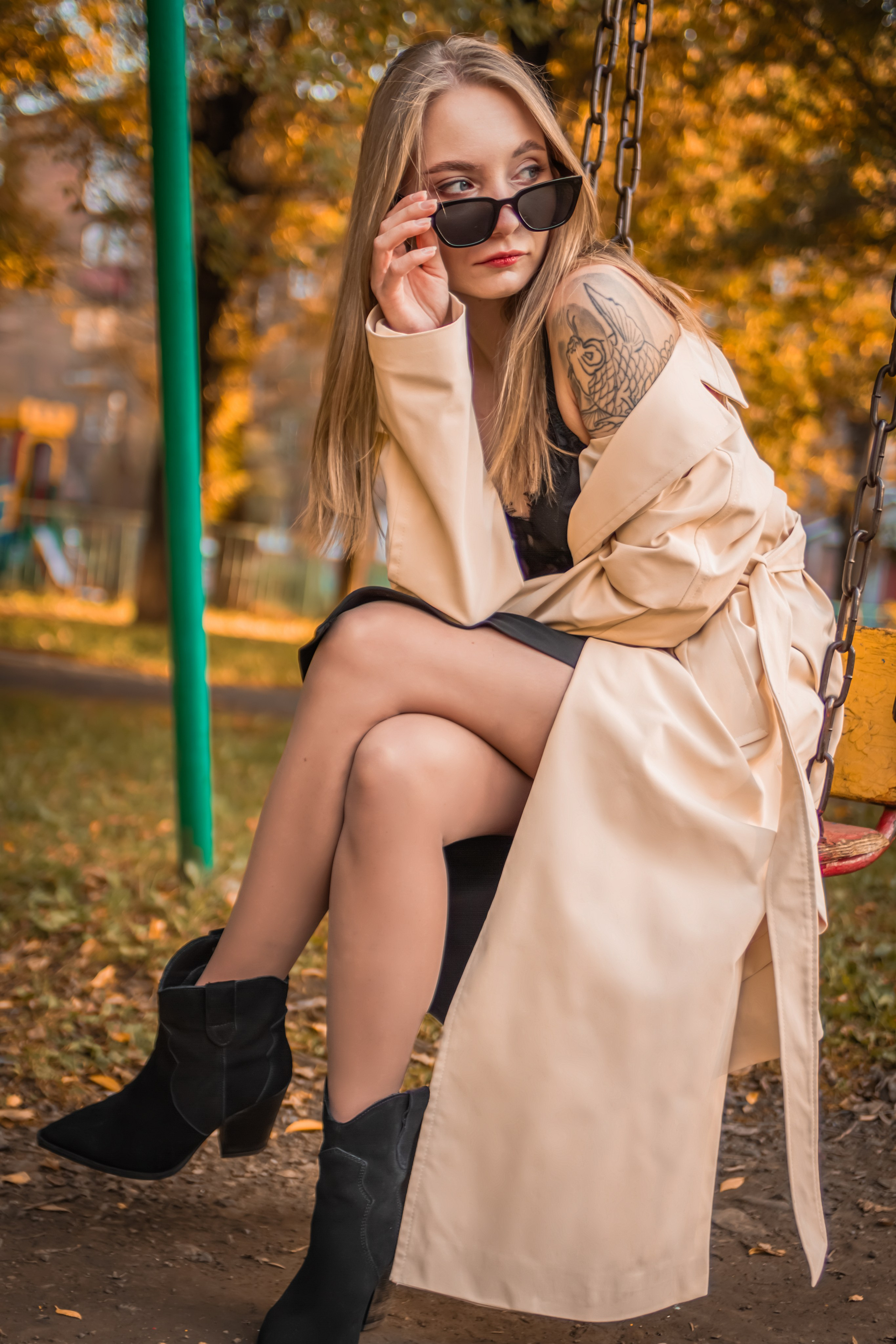 Осень. Фотограф в Новокузнецке