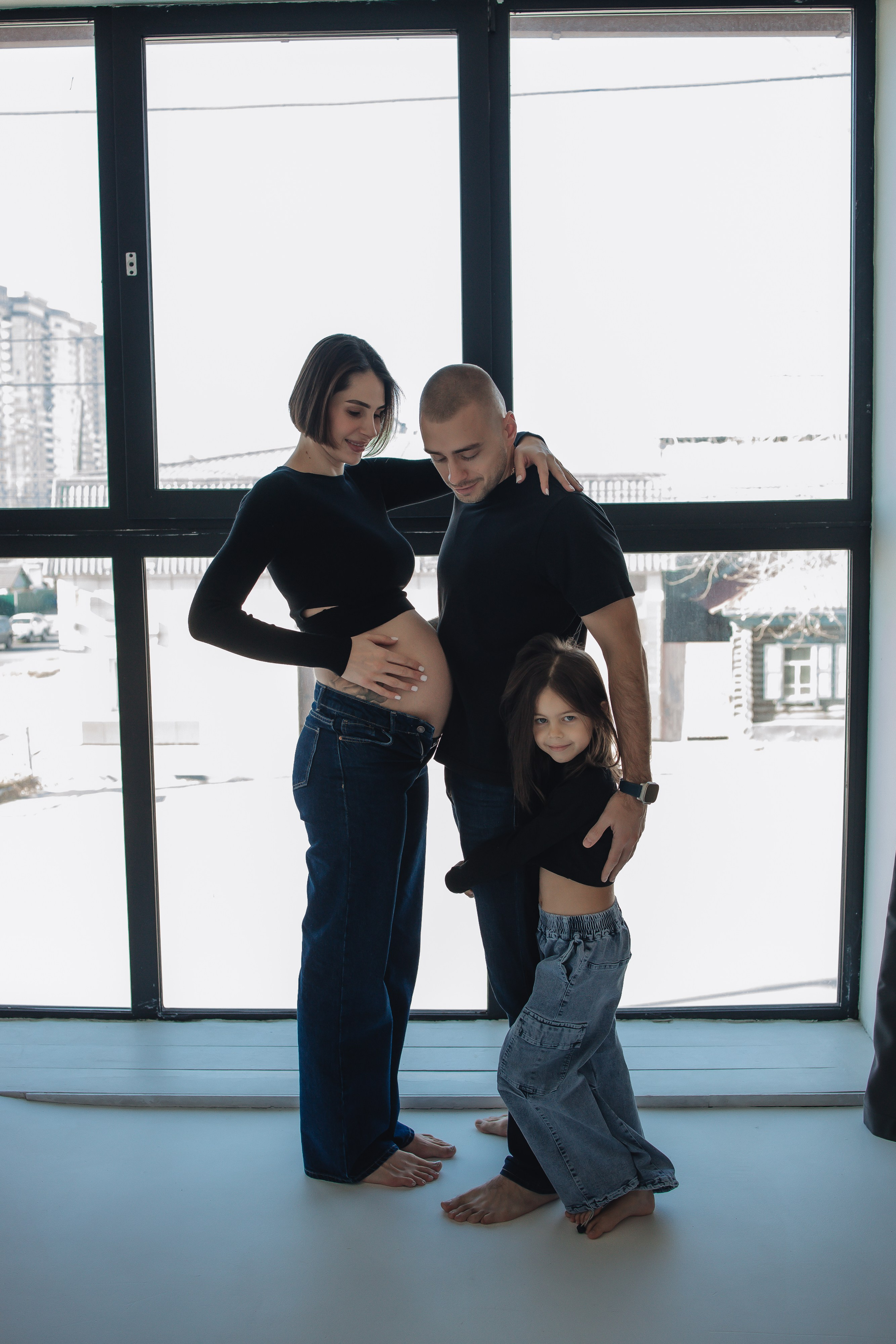 Галя и семья. Фотограф Новосибирск