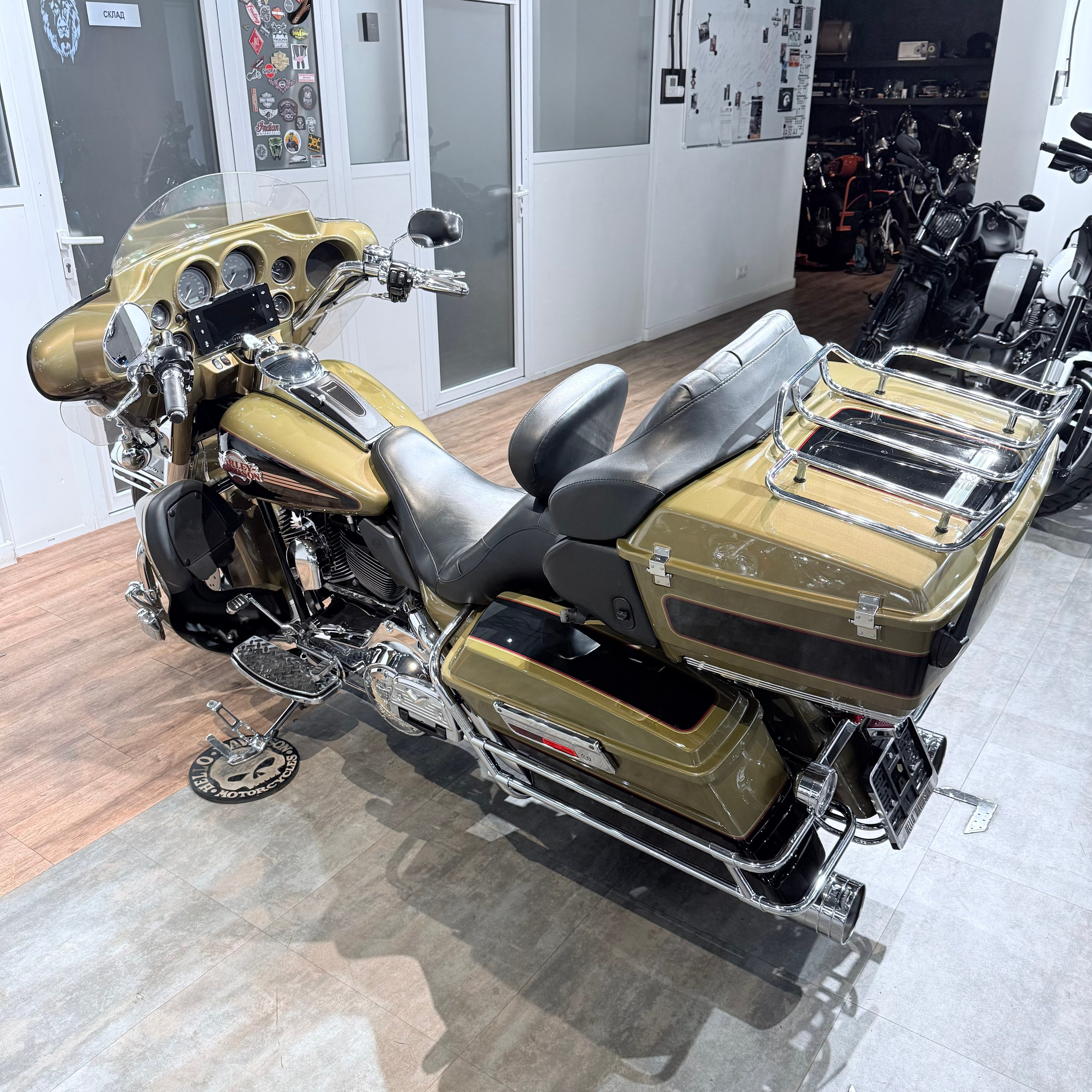 Мотоциклы Harley-Davidson 2007 Electra Glidе Ultrа Gоld Olive (Touring) — купить мотоцикл. Hello Davidson, Москва. Только хорошие мотоциклы…