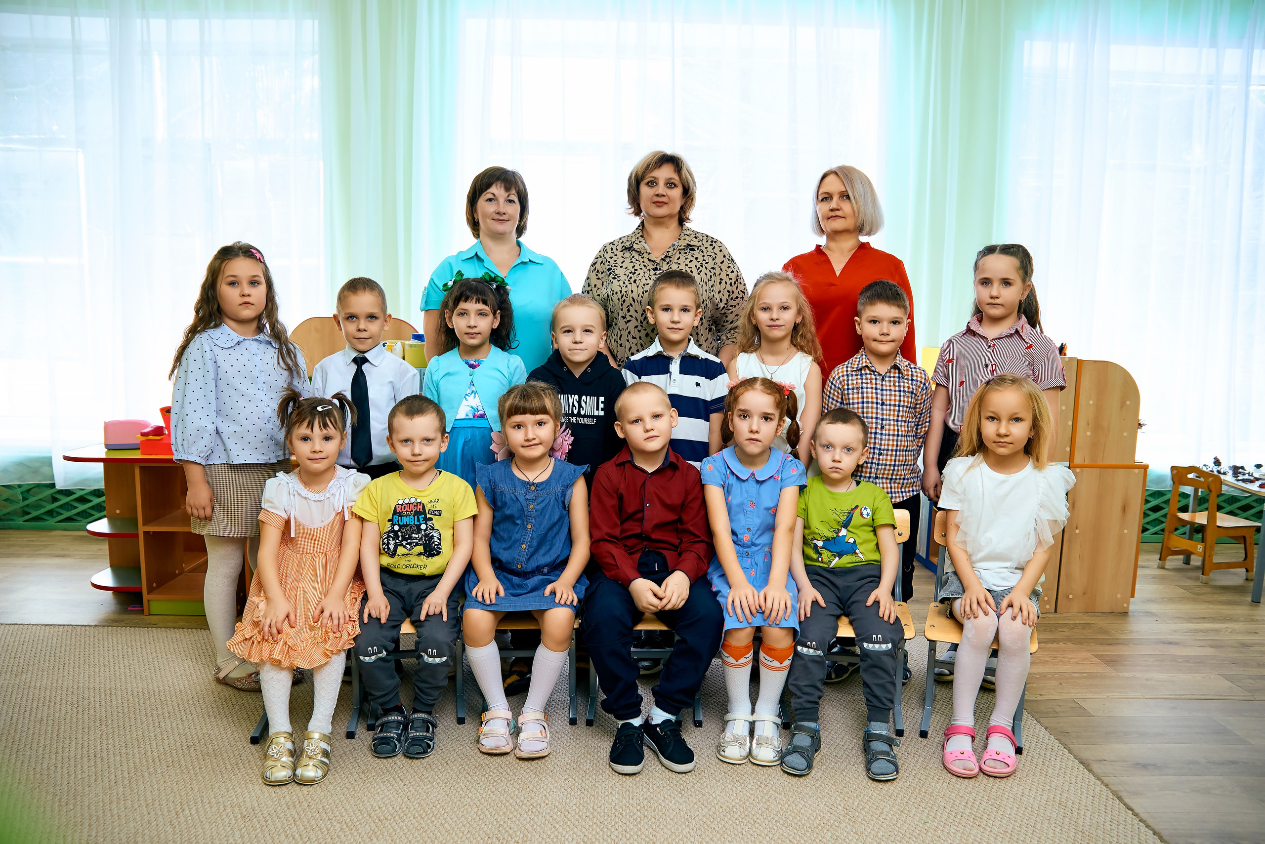 Группа Буратино Детский сад Глазуновка выпуск 2024. Фотограф в Орле Павел Черкасов