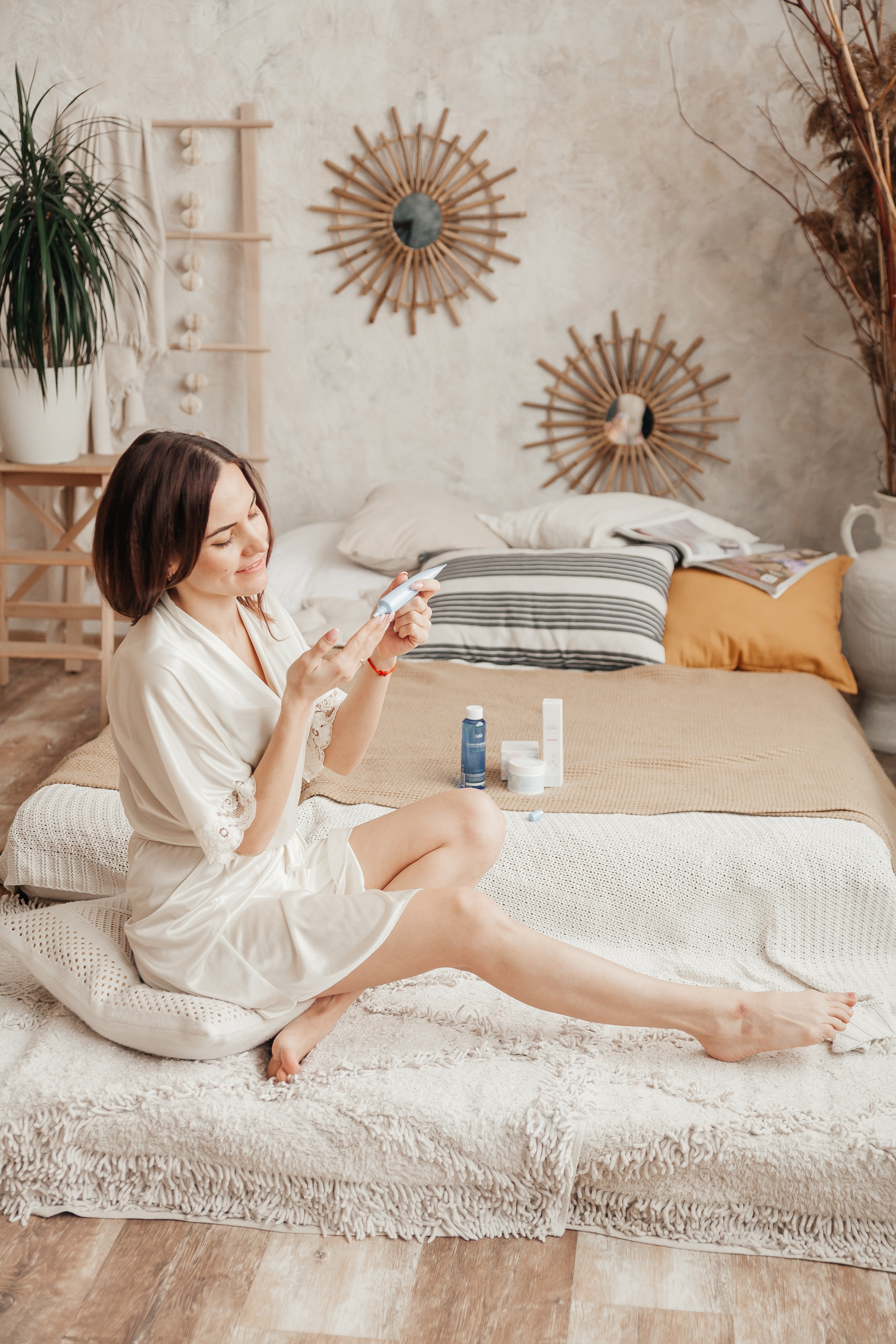 Контент фотосессия для блога с уходовой косметикой. Свадебный и семейный фотограф в Москве и Подмосковье Ольга Останина