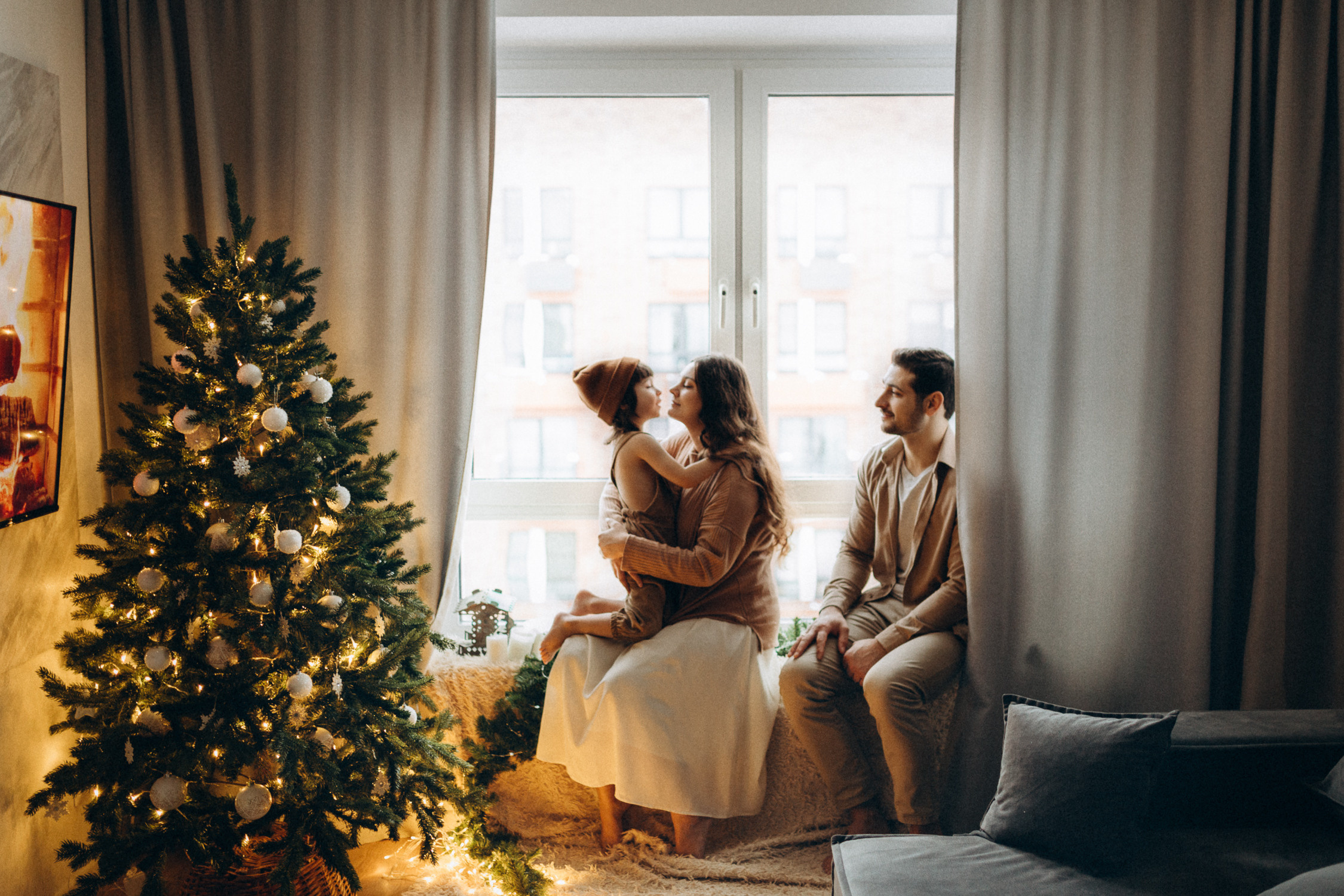 Домашняя новогодняя фотосессия