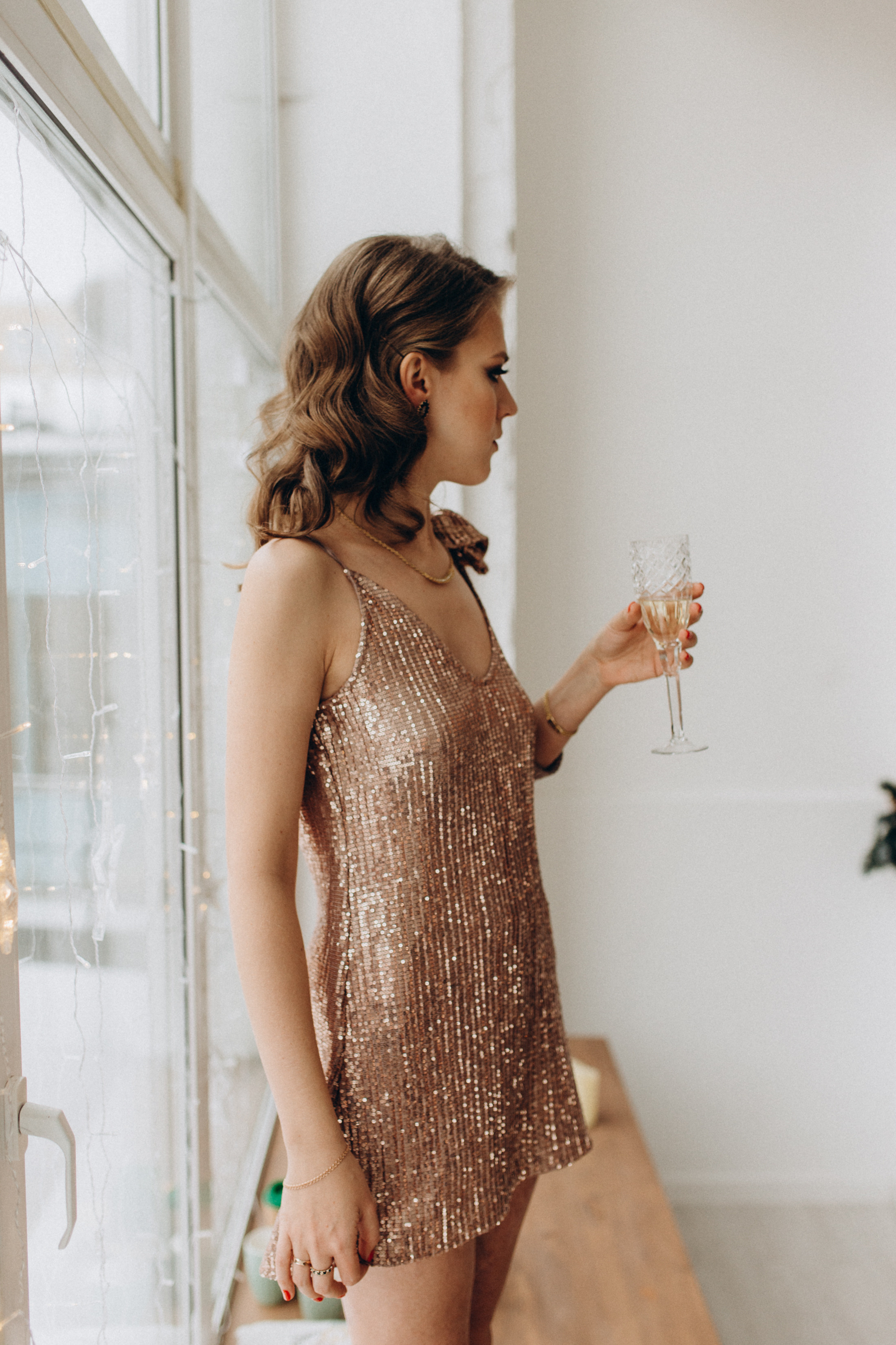 Новогодние Вера и Сережа