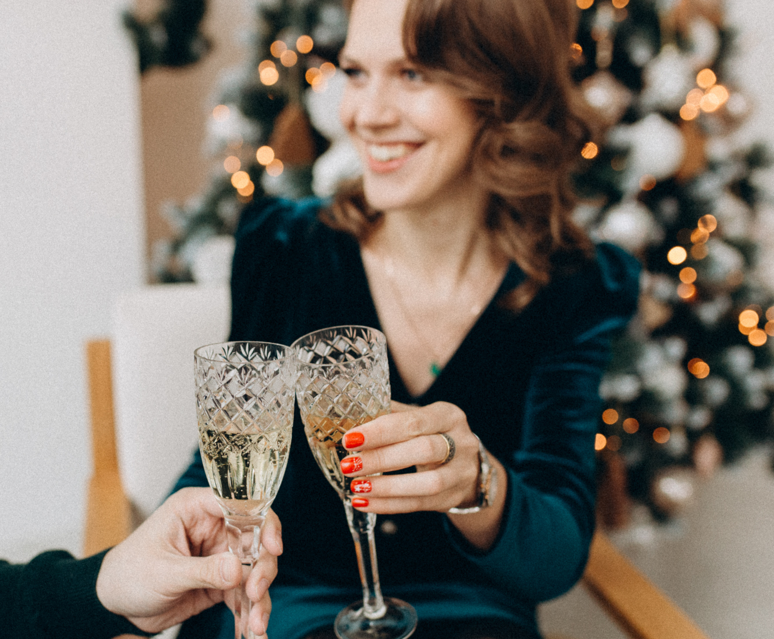 Новогодние Вера и Сережа