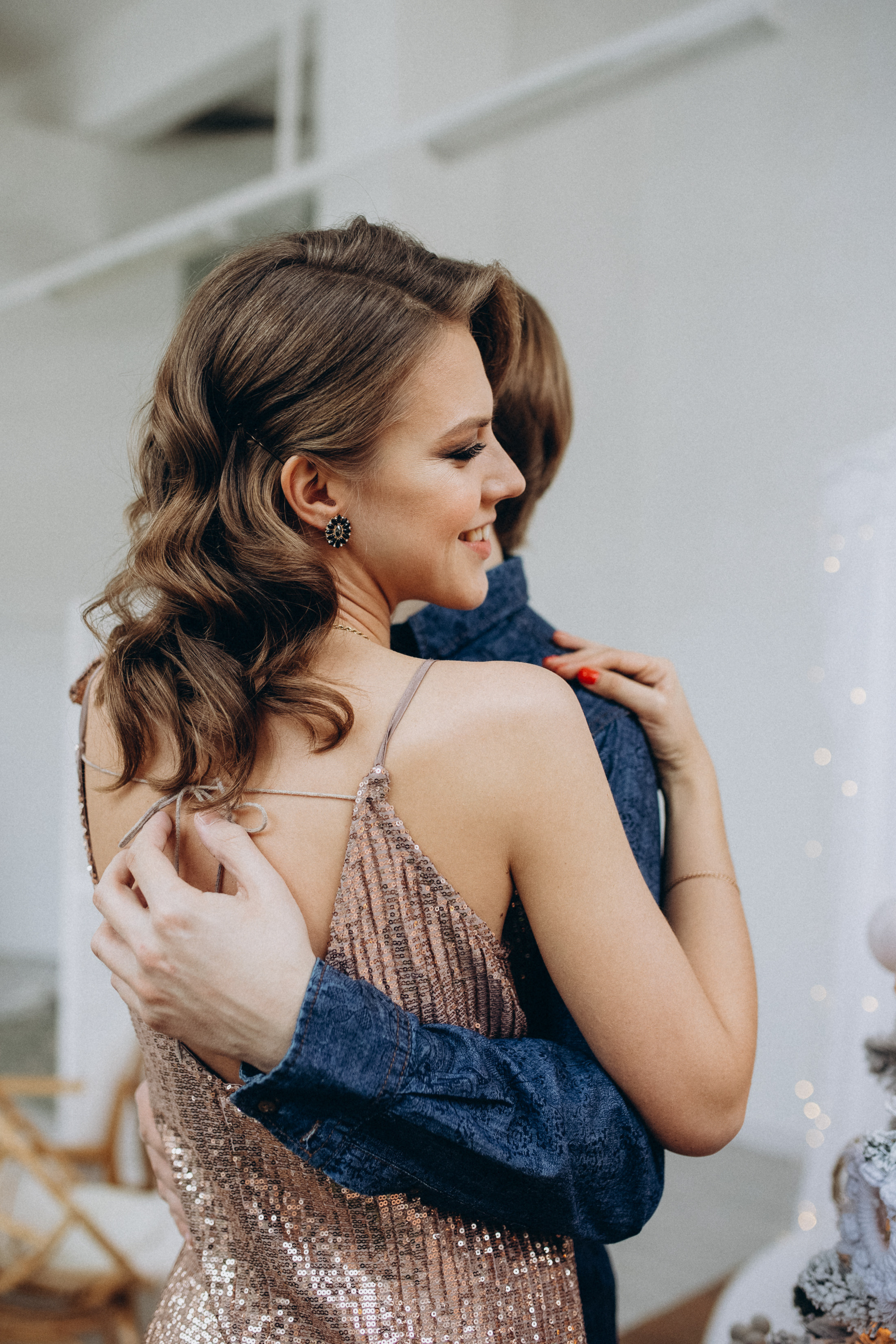 Новогодние Вера и Сережа