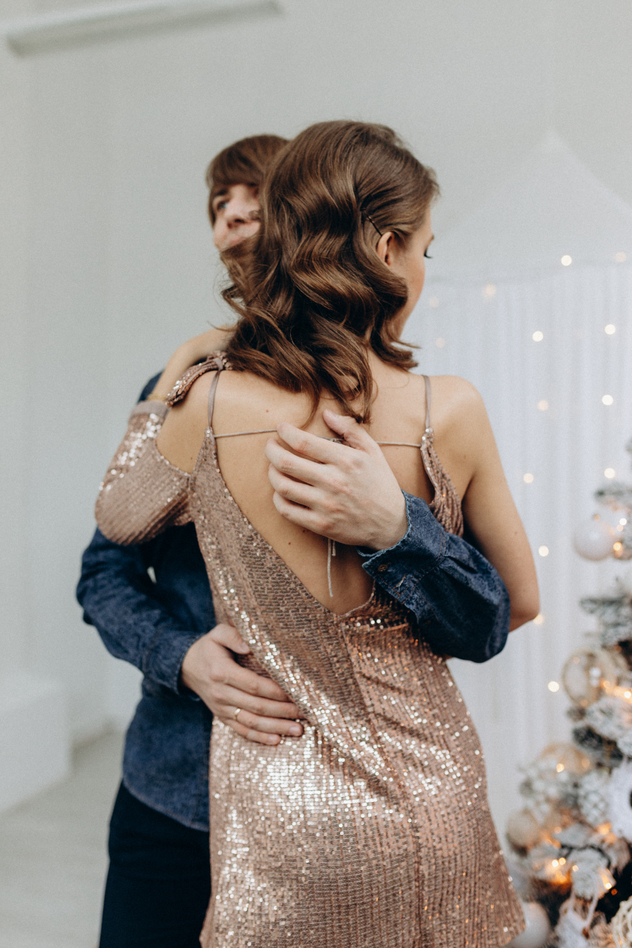 Новогодние Вера и Сережа