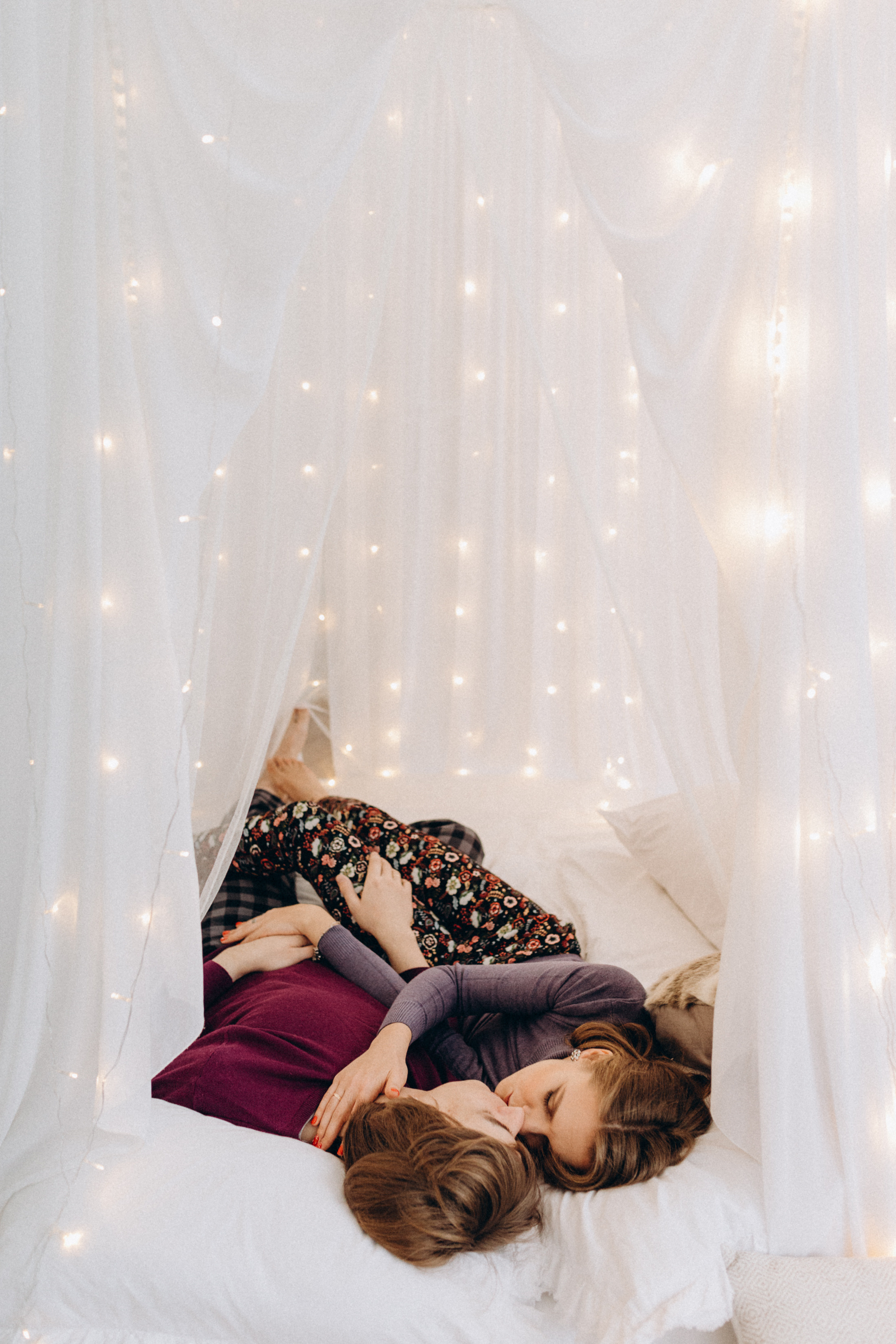 Новогодние Вера и Сережа