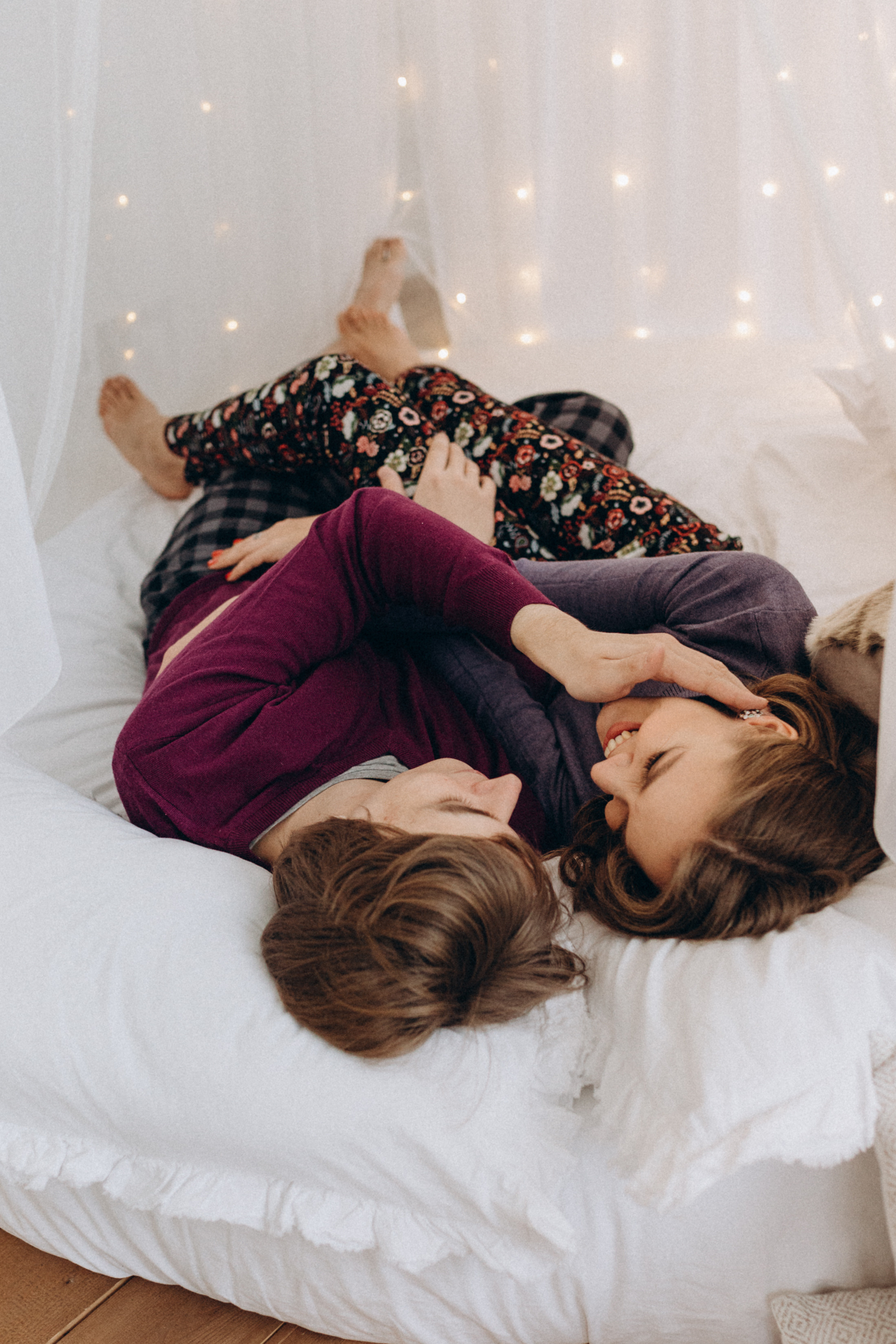 Новогодние Вера и Сережа