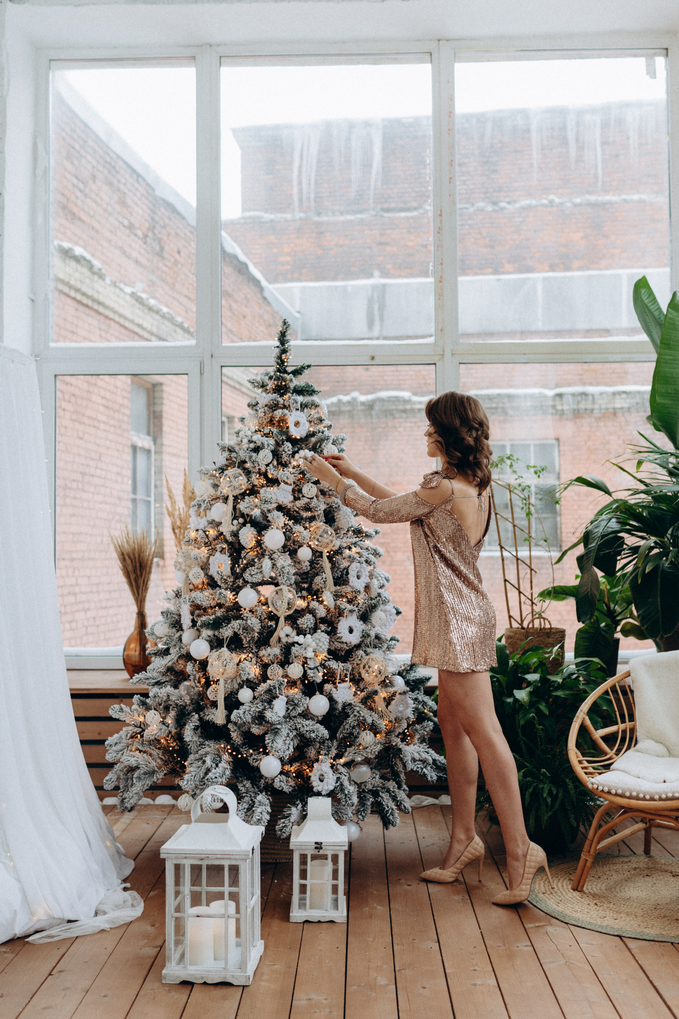 Новогодние Вера и Сережа