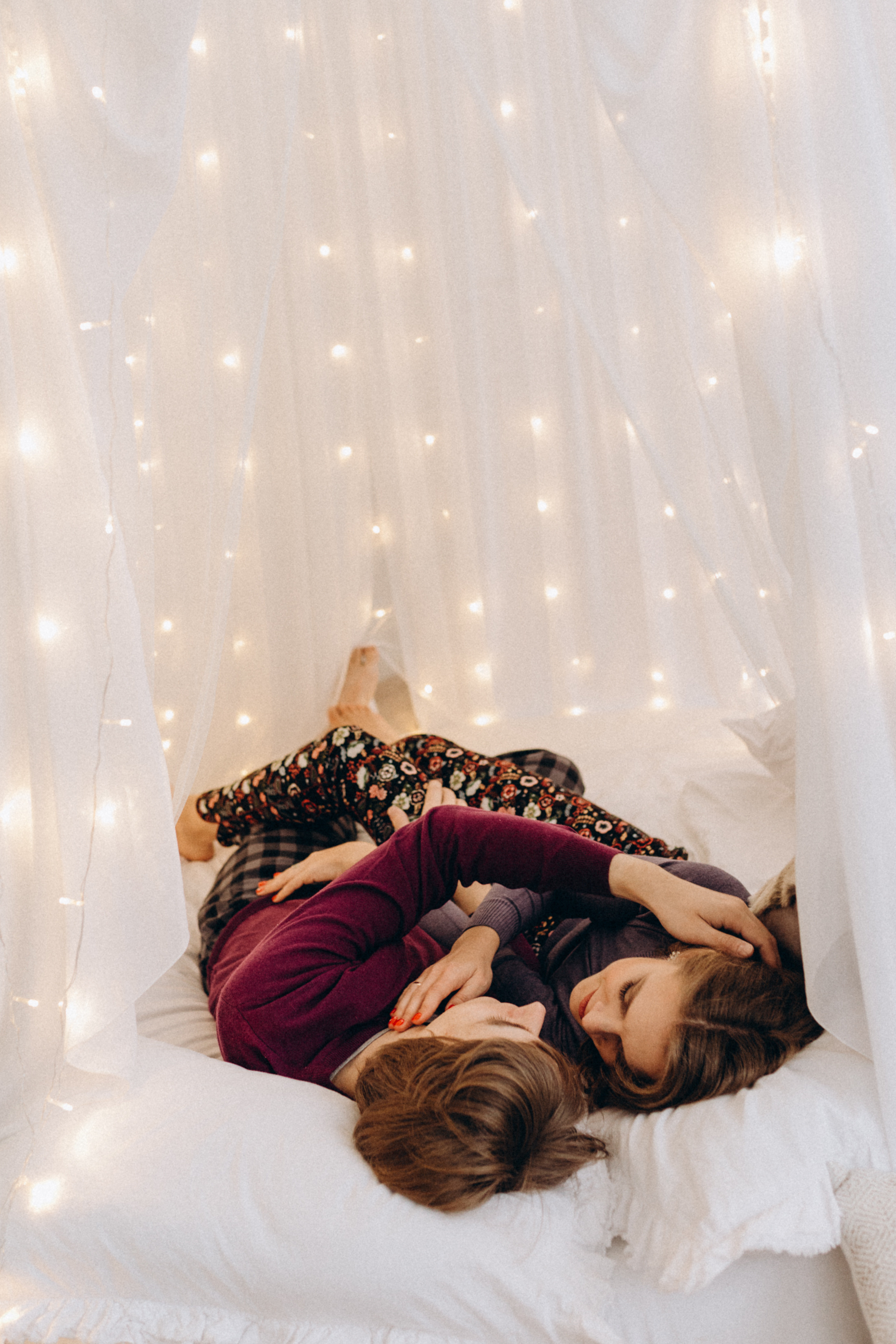 Новогодние Вера и Сережа