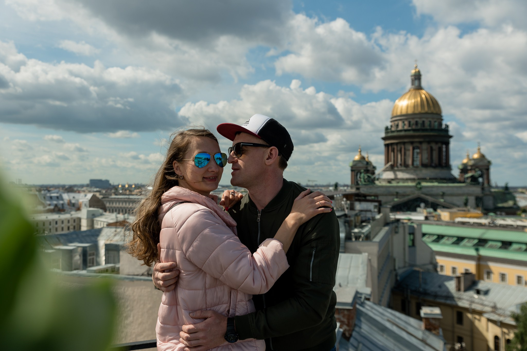 Крыша у Исаакиевского собора. Свадебный и семейный фотограф из Санкт-Петербурга Климов Анатолий