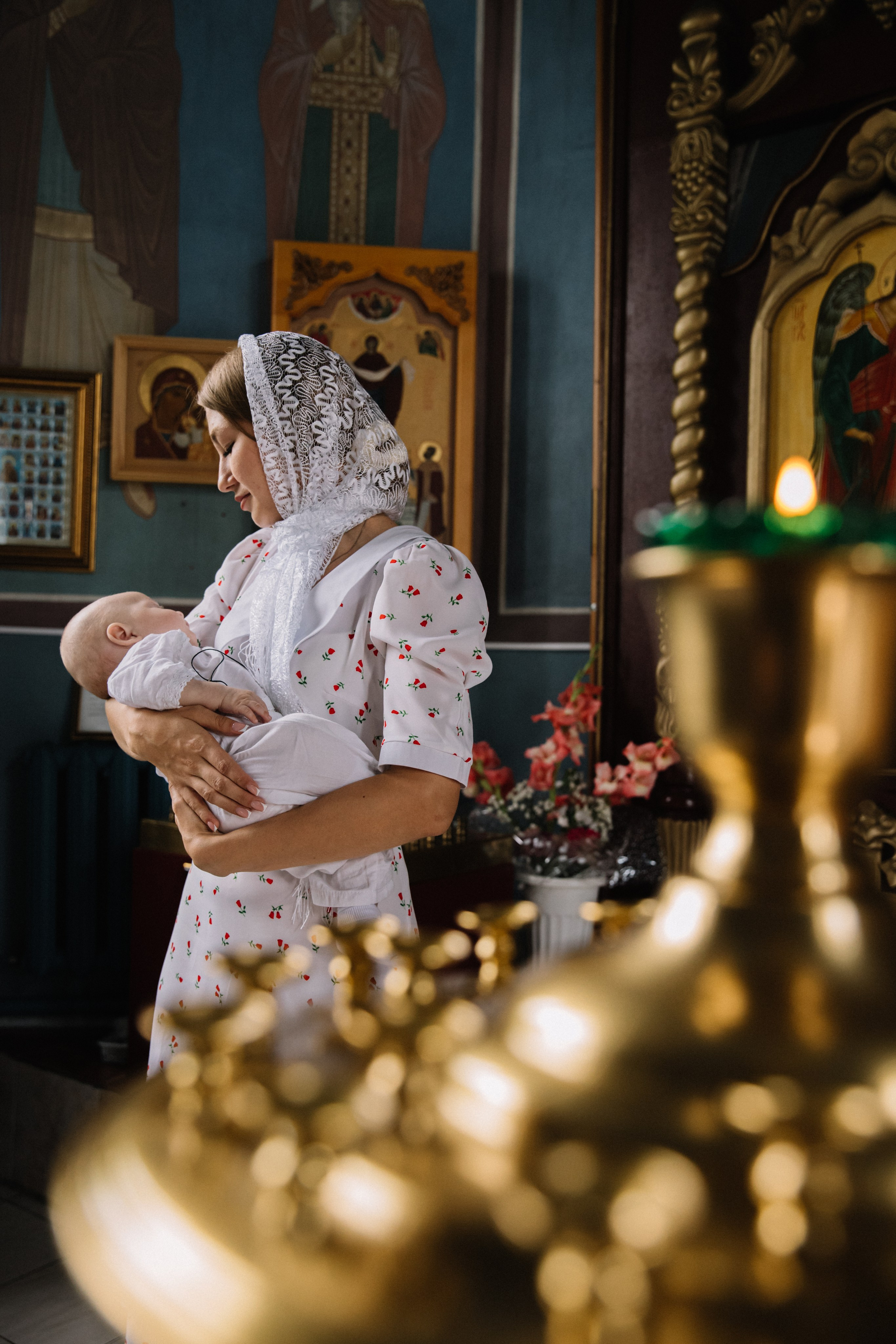 Таинство Крещение. Семейный фотограф