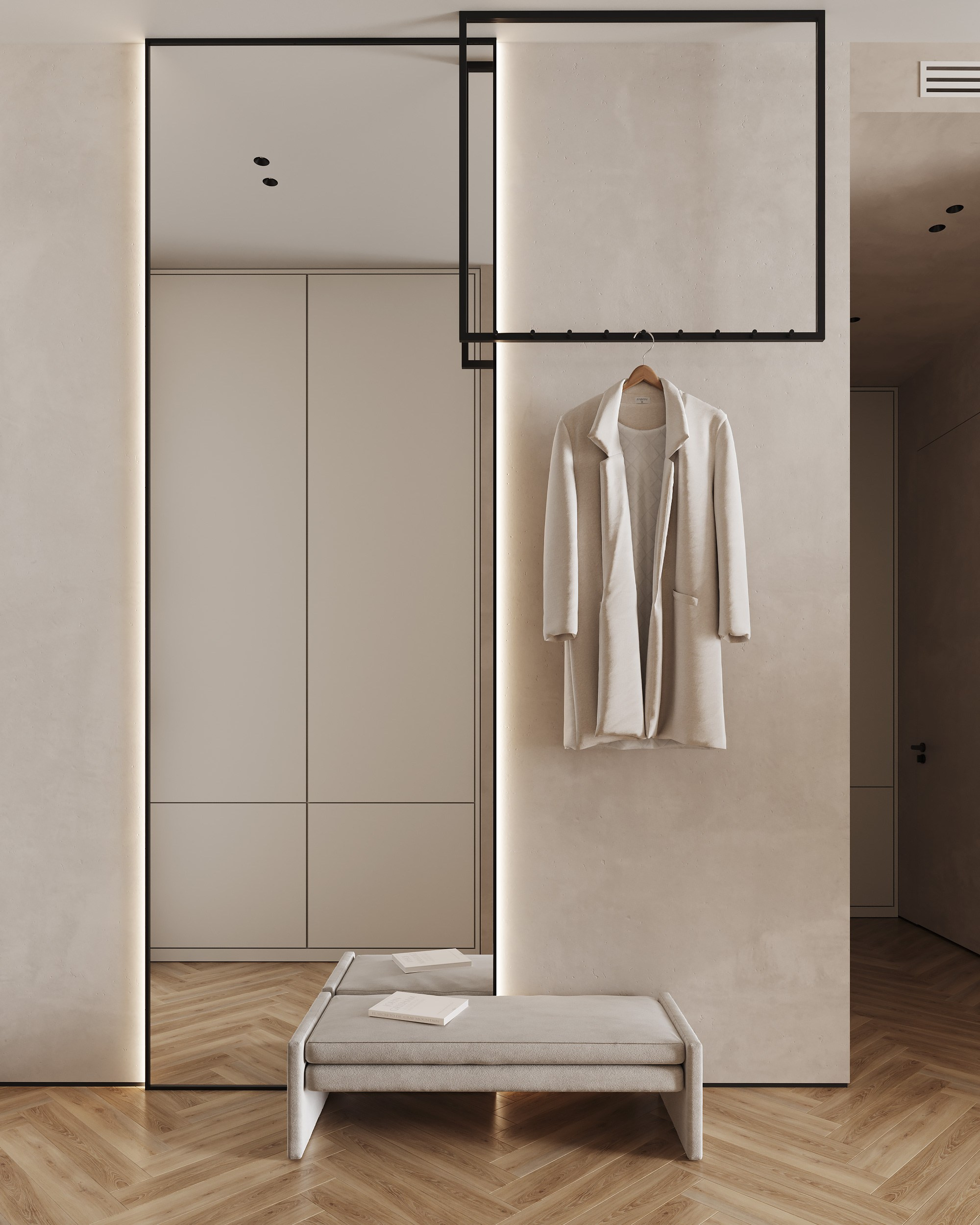 Neva Towers. Дизайн интерьера | 3D визуализация | Миланская Марина