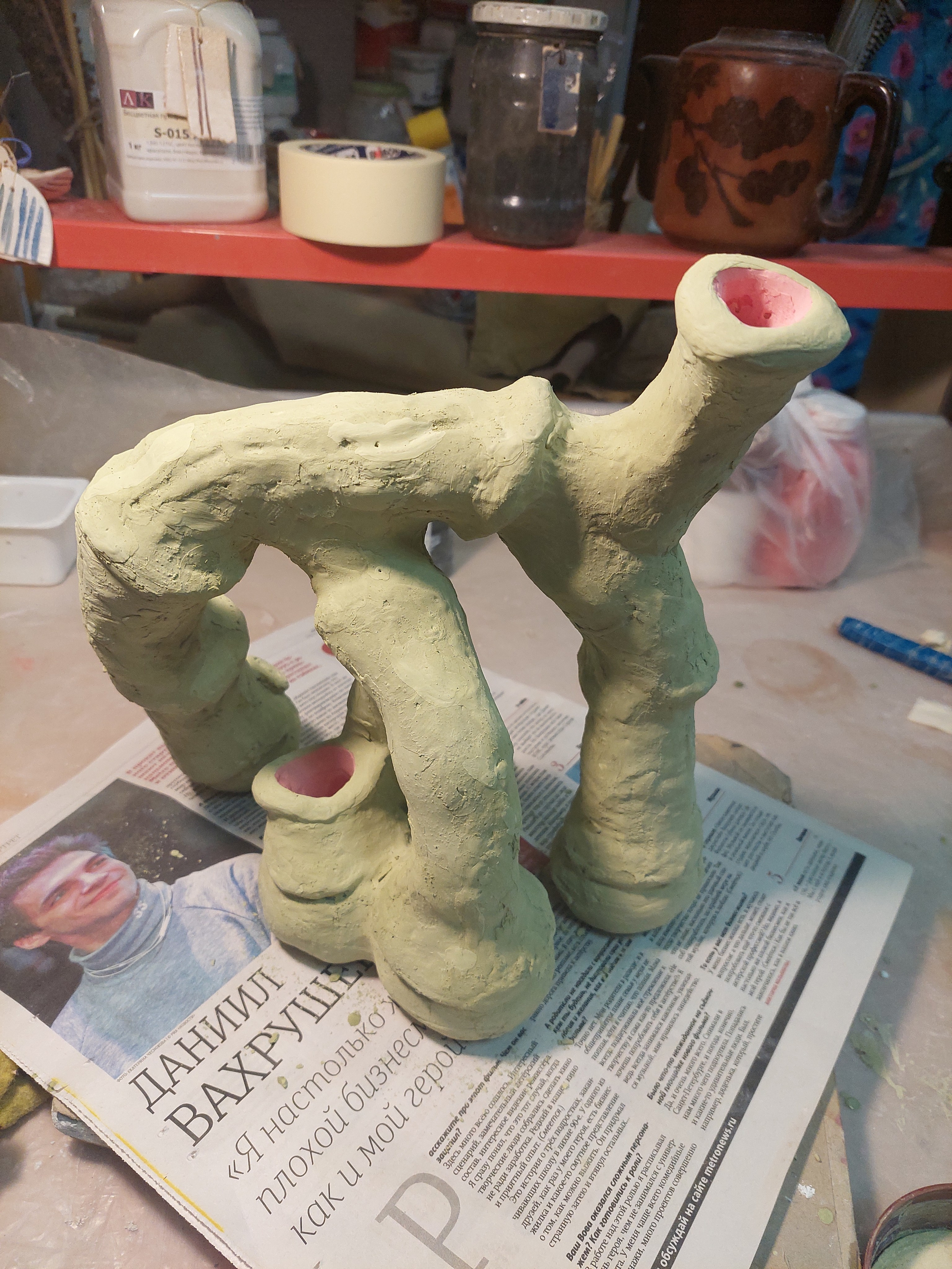 Что остается за кадром, или процесс работы керамиста. Керамика с историей. Елена Рогалёва