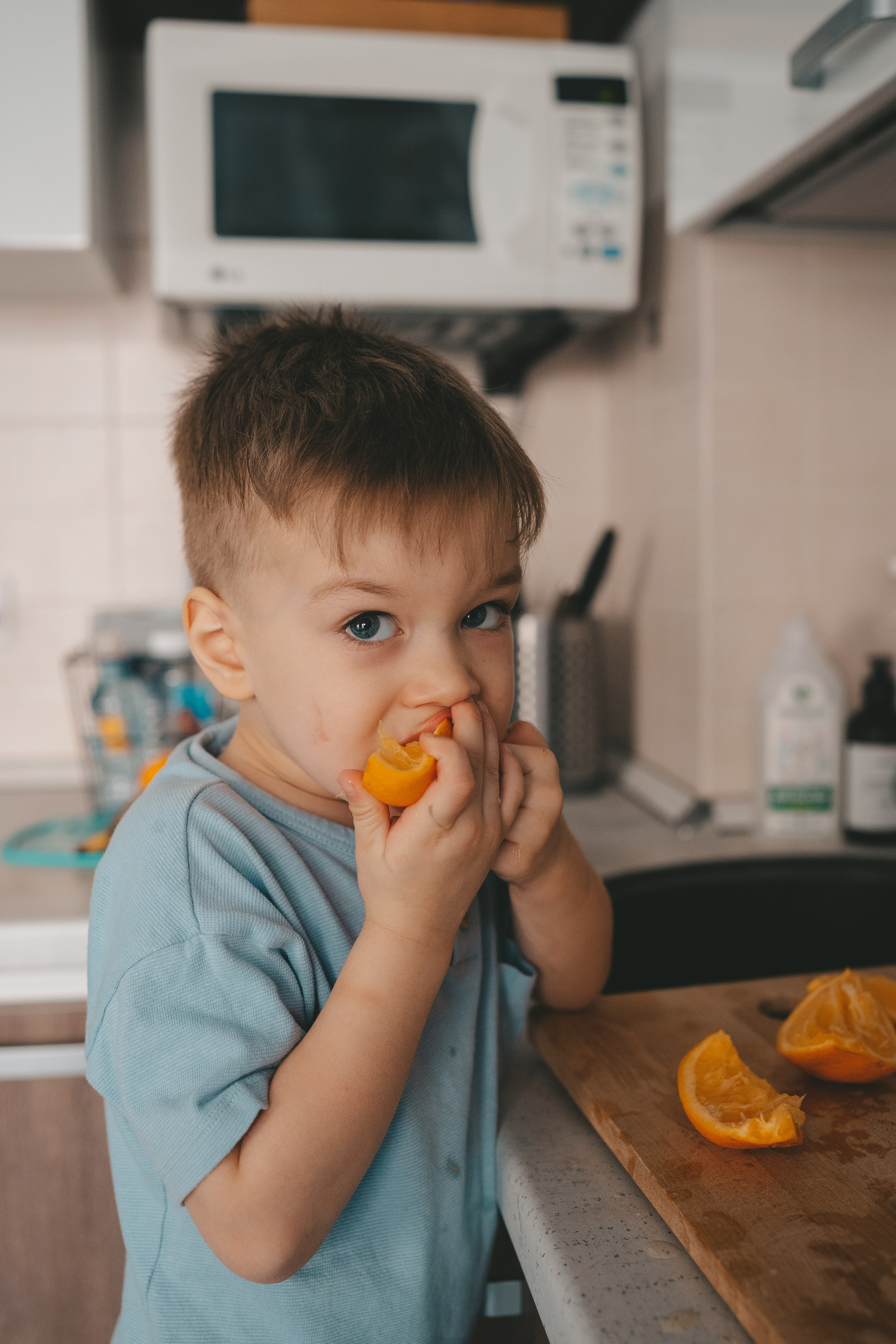 Домашняя семейная съемка: мама и сын. Фотограф Екатерина Канчалаба