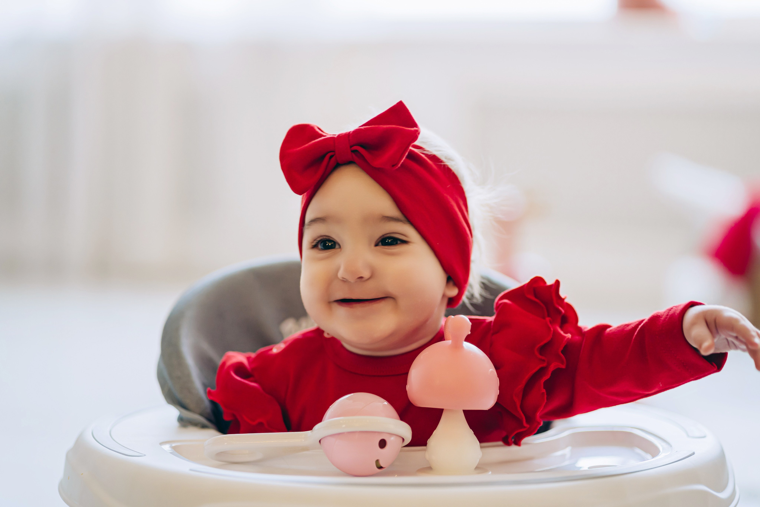 Семейная фотосессия в студии с ребенком