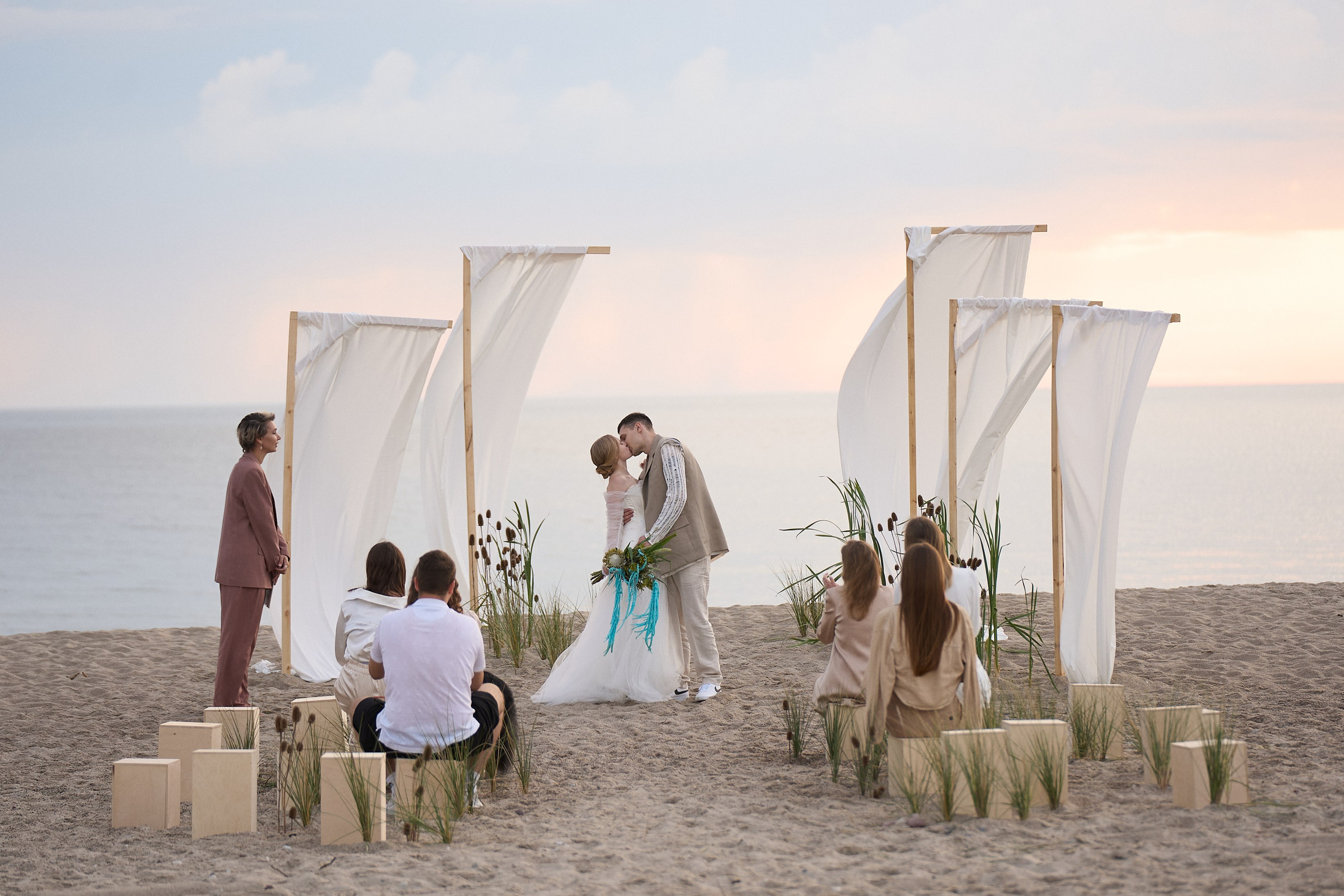 Янтарная свадьба. Калининград. Оформление свадеб, декор свадеб Вера Маркова, Москва