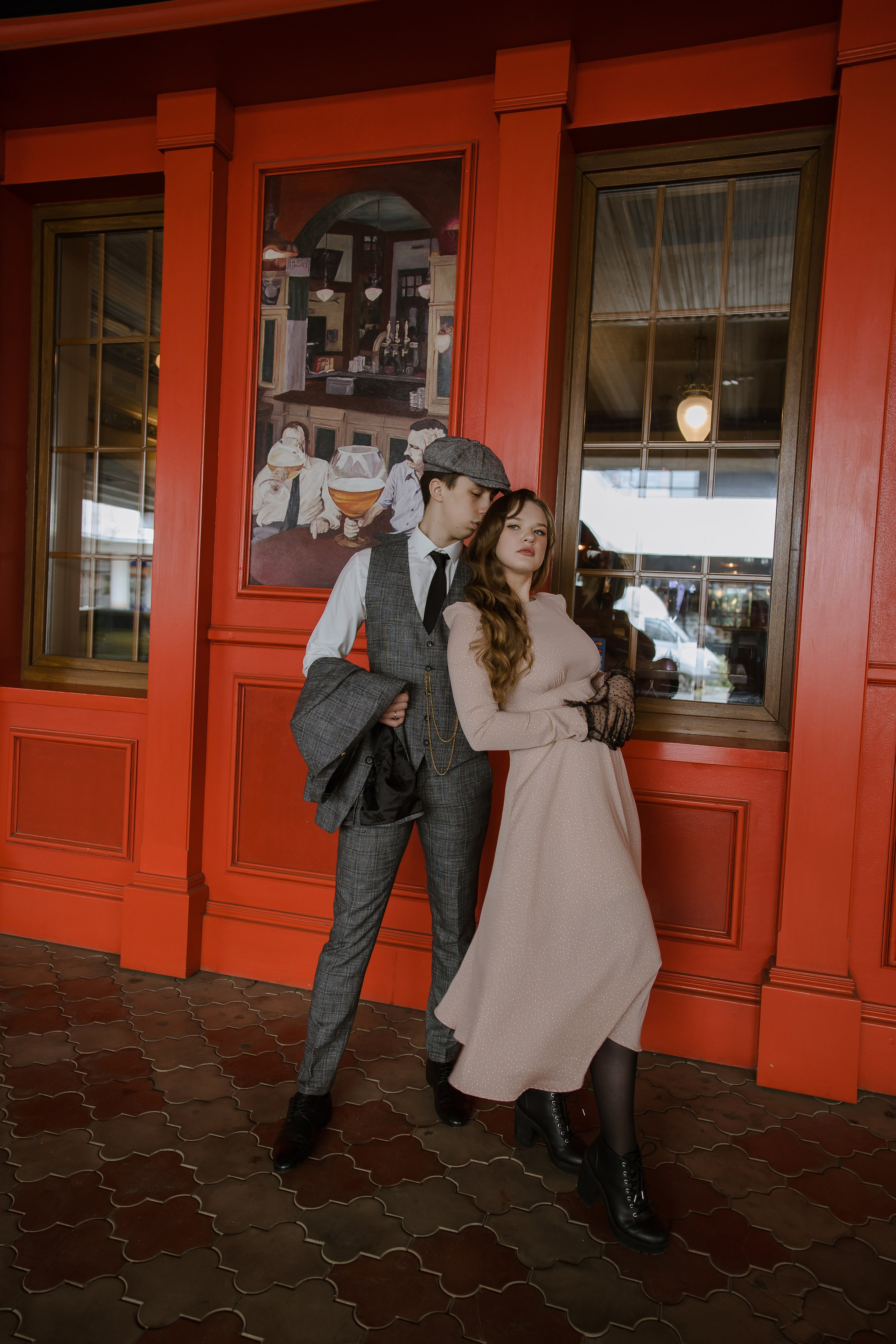 Фотосессия пары в стиле «Острые козырьки». Свадебный и семейный фотограф в Самаре и Тольятти | Елена Топанцева