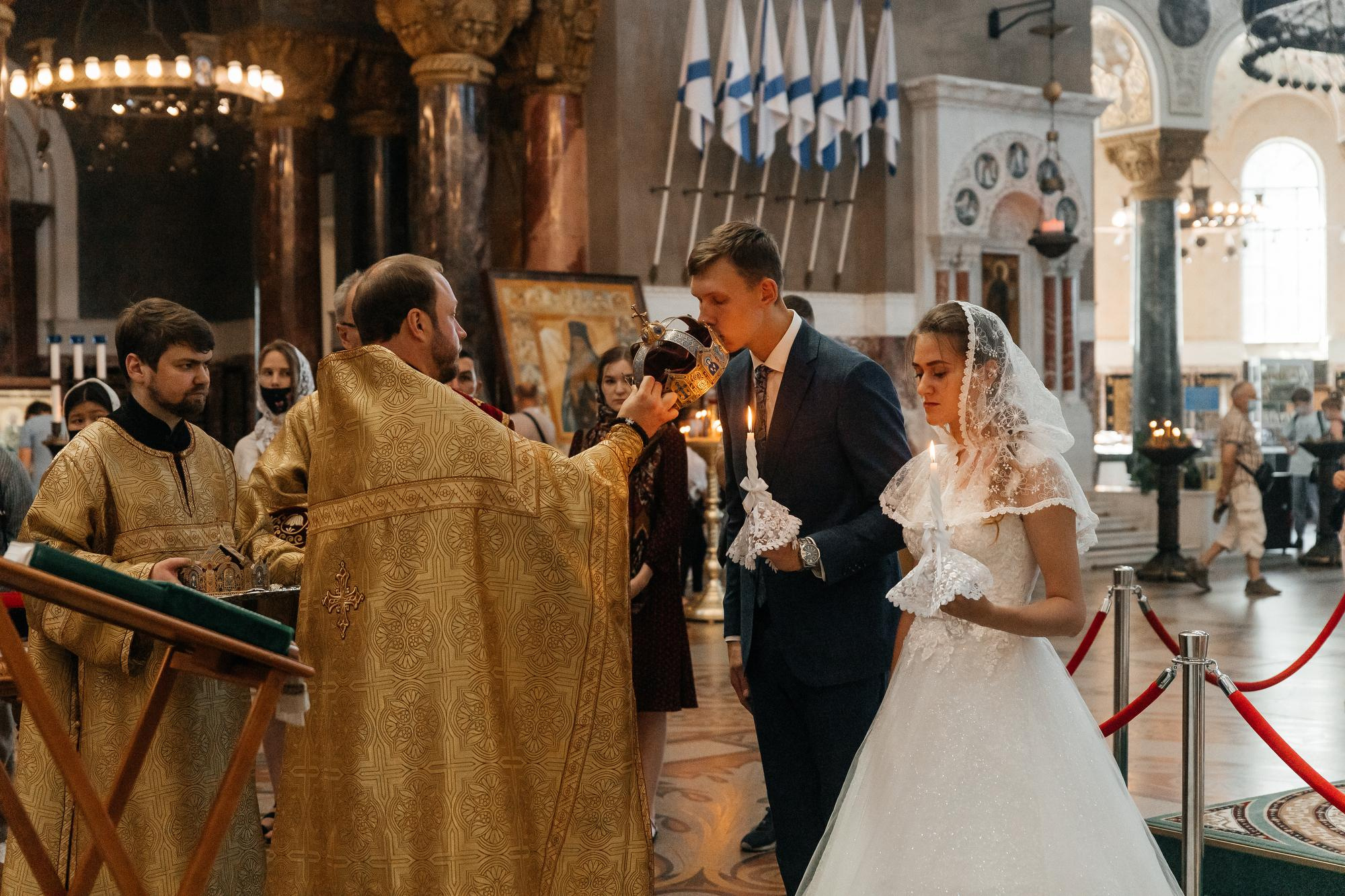 Венчание Морской Собор. Фотограф в Кронштадте и Санкт-Петербурге Анастасия Коваленко