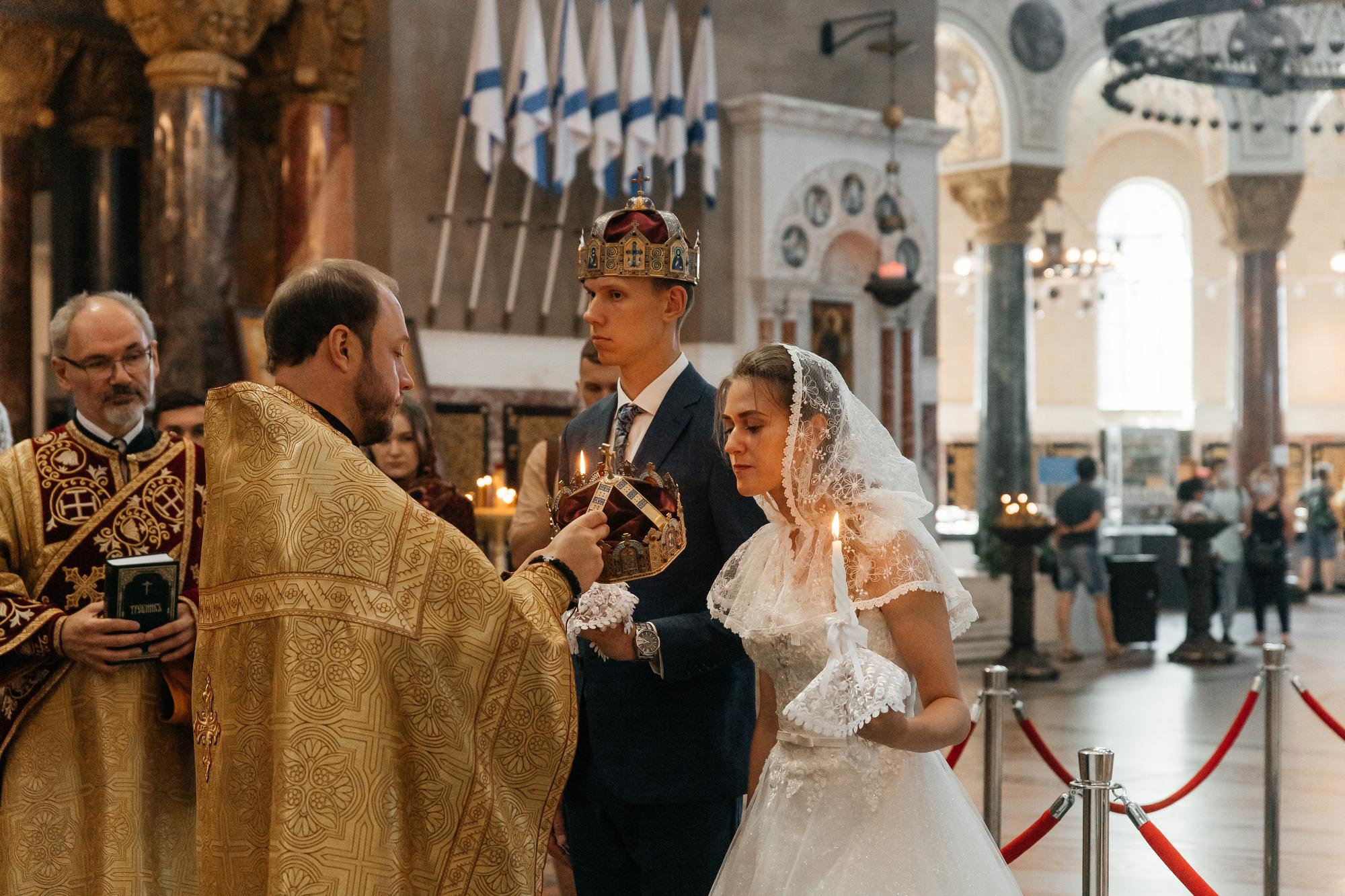 Венчание Морской Собор. Фотограф в Кронштадте и Санкт-Петербурге Анастасия Коваленко