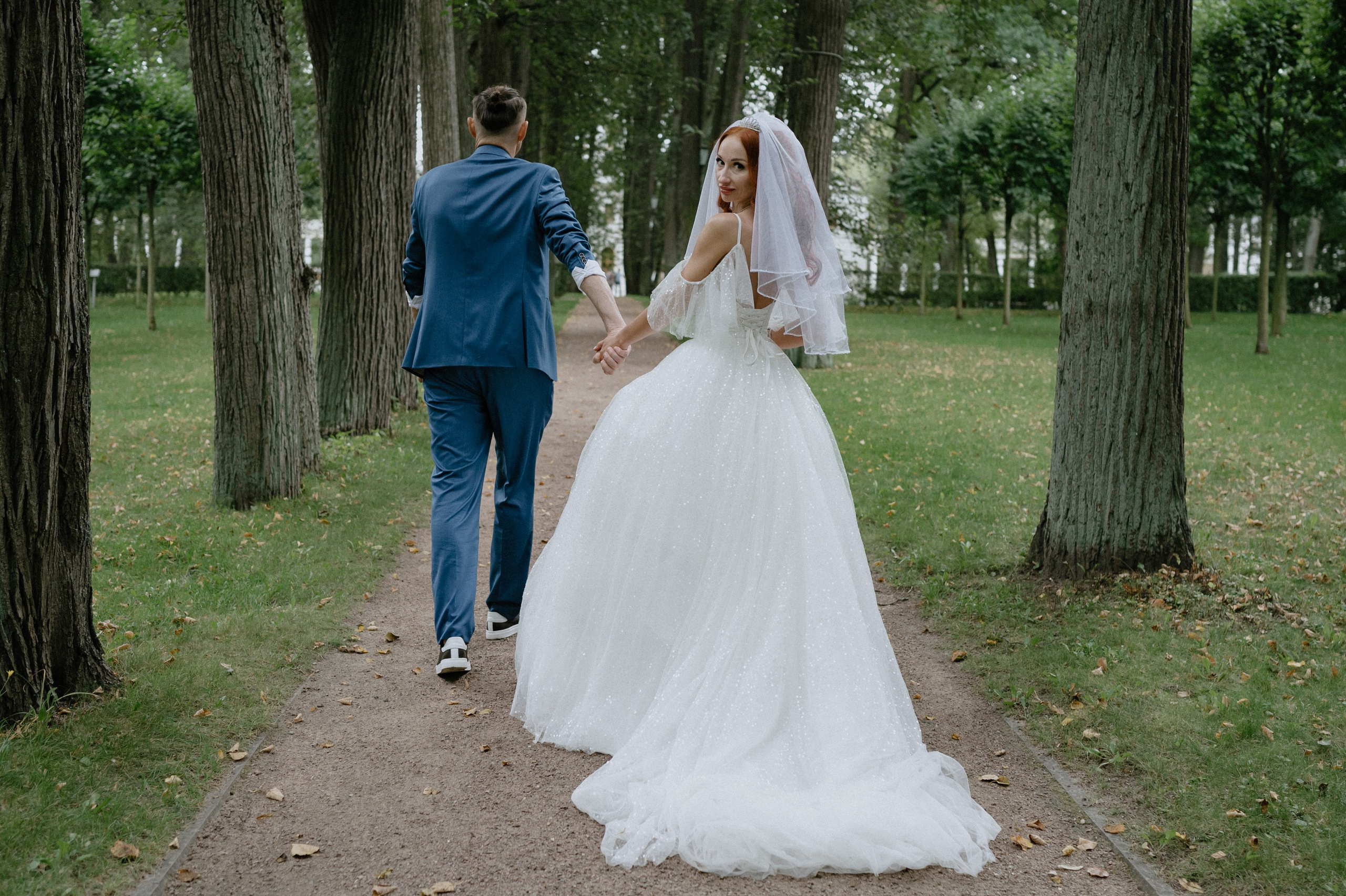 Регистрация брака и свадебная фотосессия в музее-заповеднике Остафьево. Свадебный фотограф Москва — Сергей и Татьяна