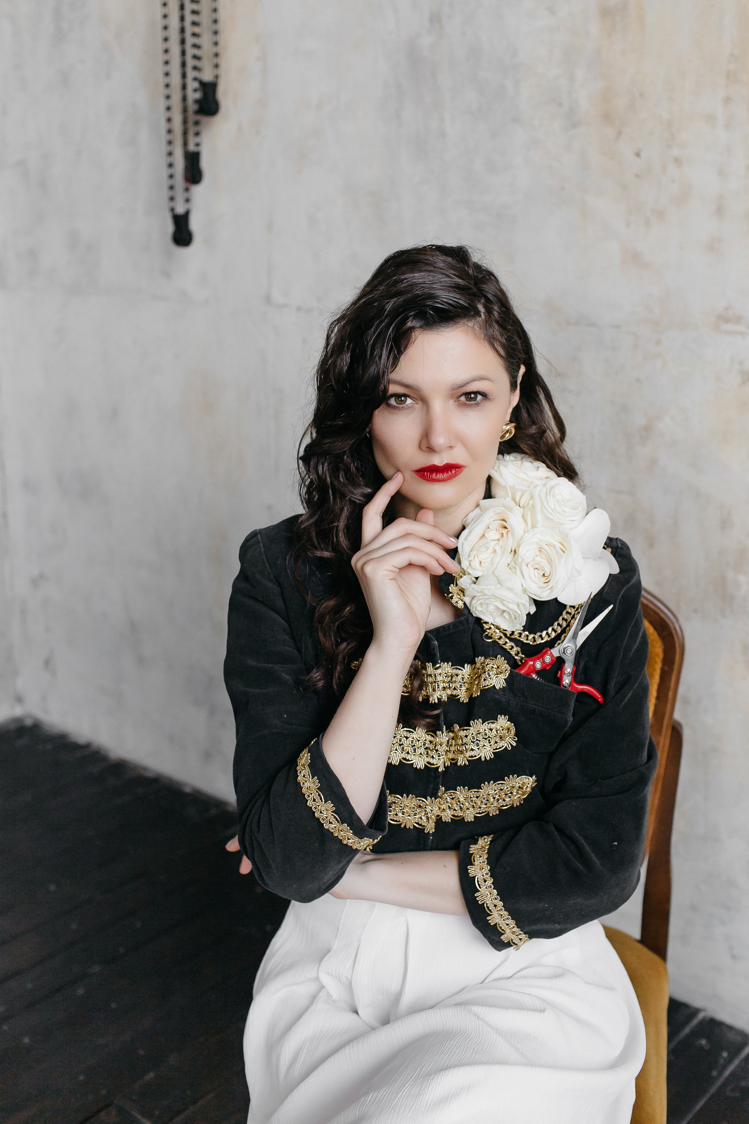 Татьяна Анохова. Цветочный генерал. Съёмка для декоратора. Сергеев Алексей. Фотограф