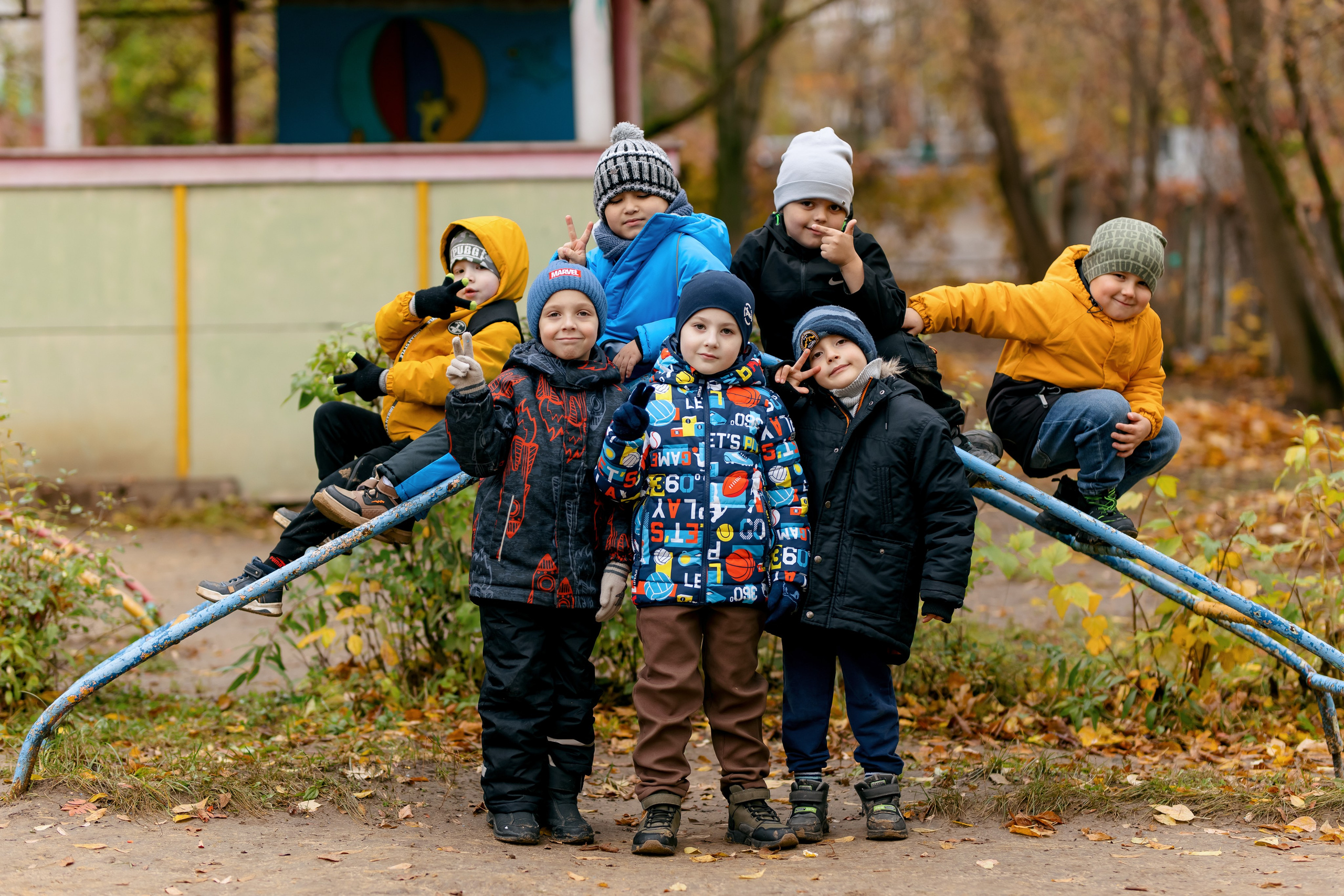 Осень в садике. Свадебный и семейный фотограф в Туле и области Маша Костина