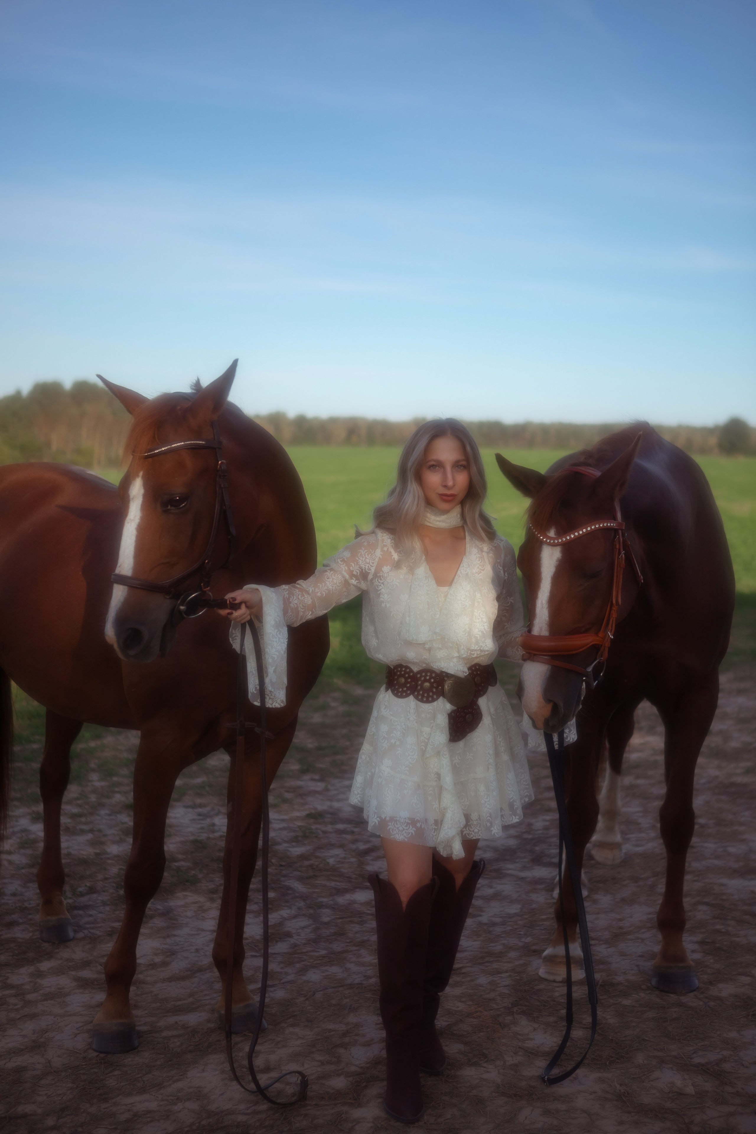 Съемка Елизавета с лошадьми. Фотограф Калуга