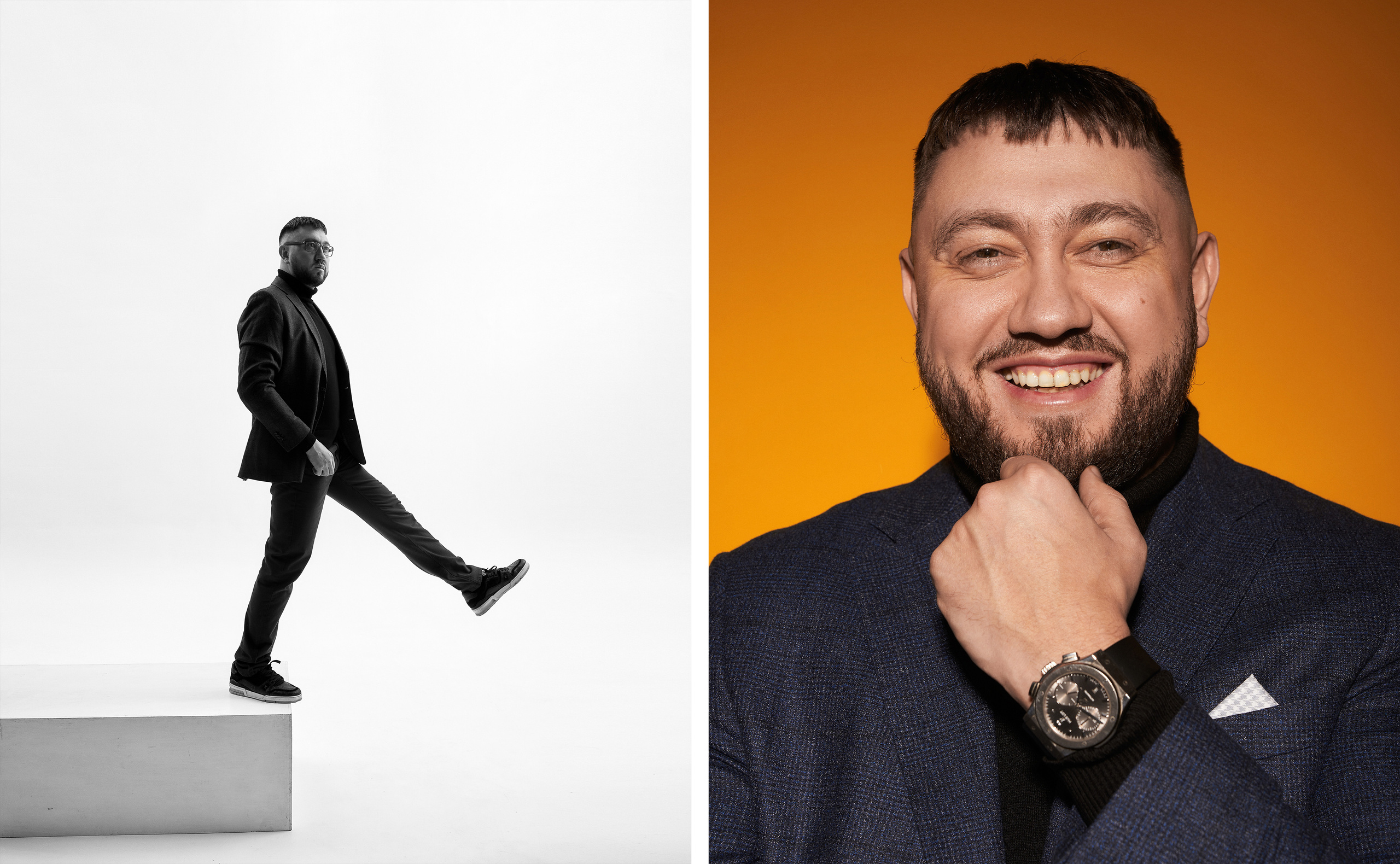 Стильные имиджевые мужские портреты в Санкт-Петербурге