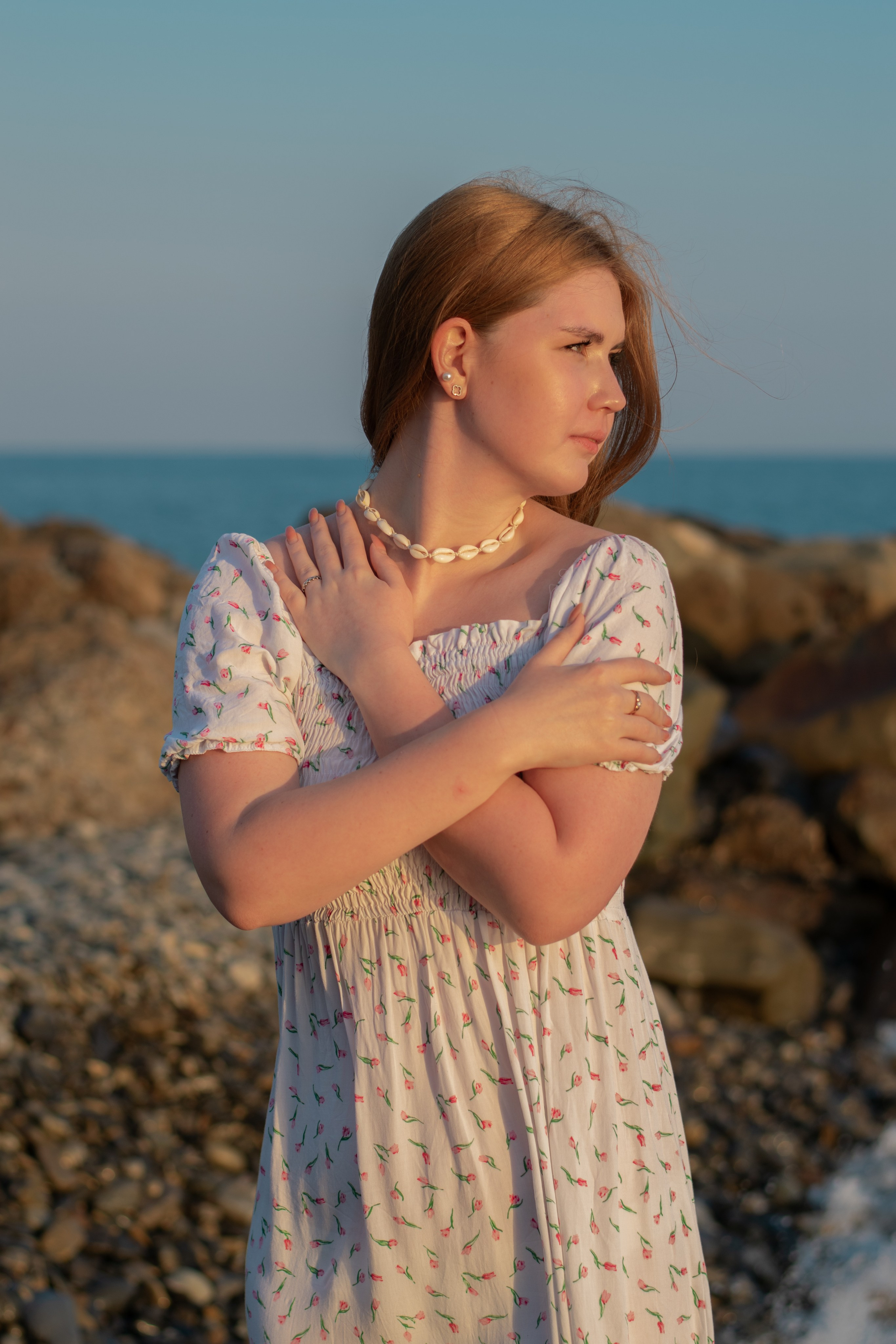 Виктория, закатное море. Фотограф Челябинск Ирина Ермоленко