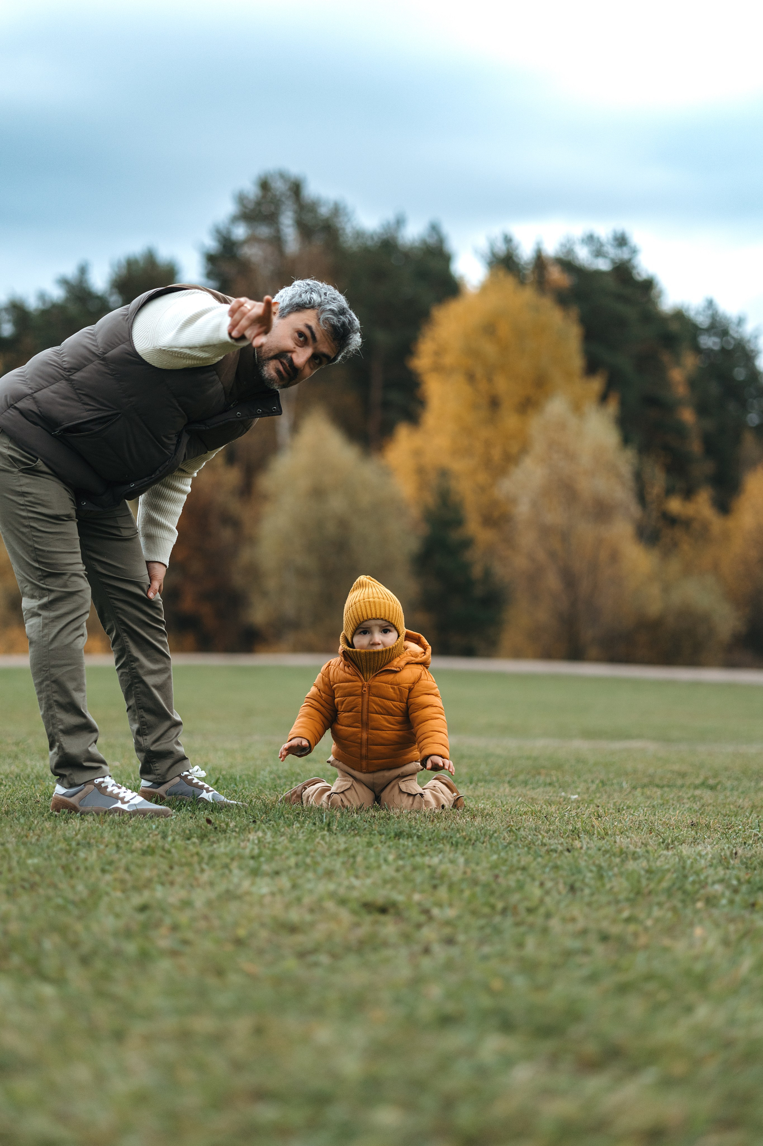 Осенняя семейная съемка. Фотограф Анималист в Москве Анастасия Жучкова