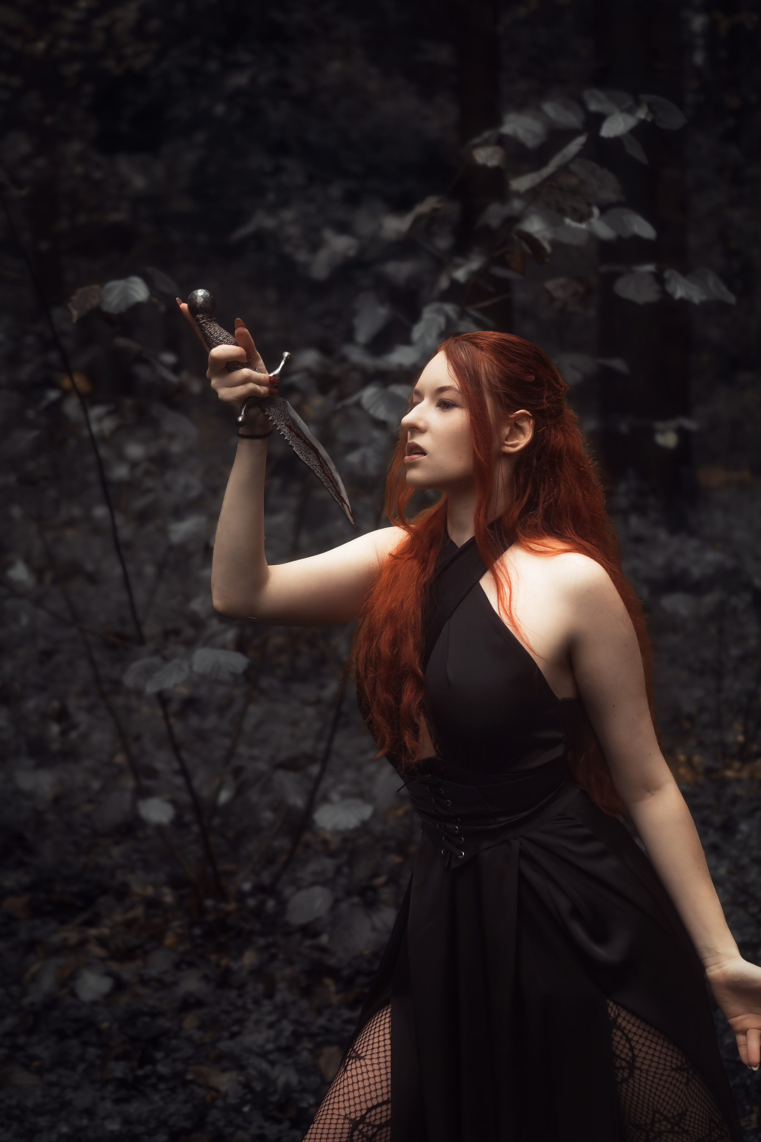 Фотосессия Вампиры в лесу