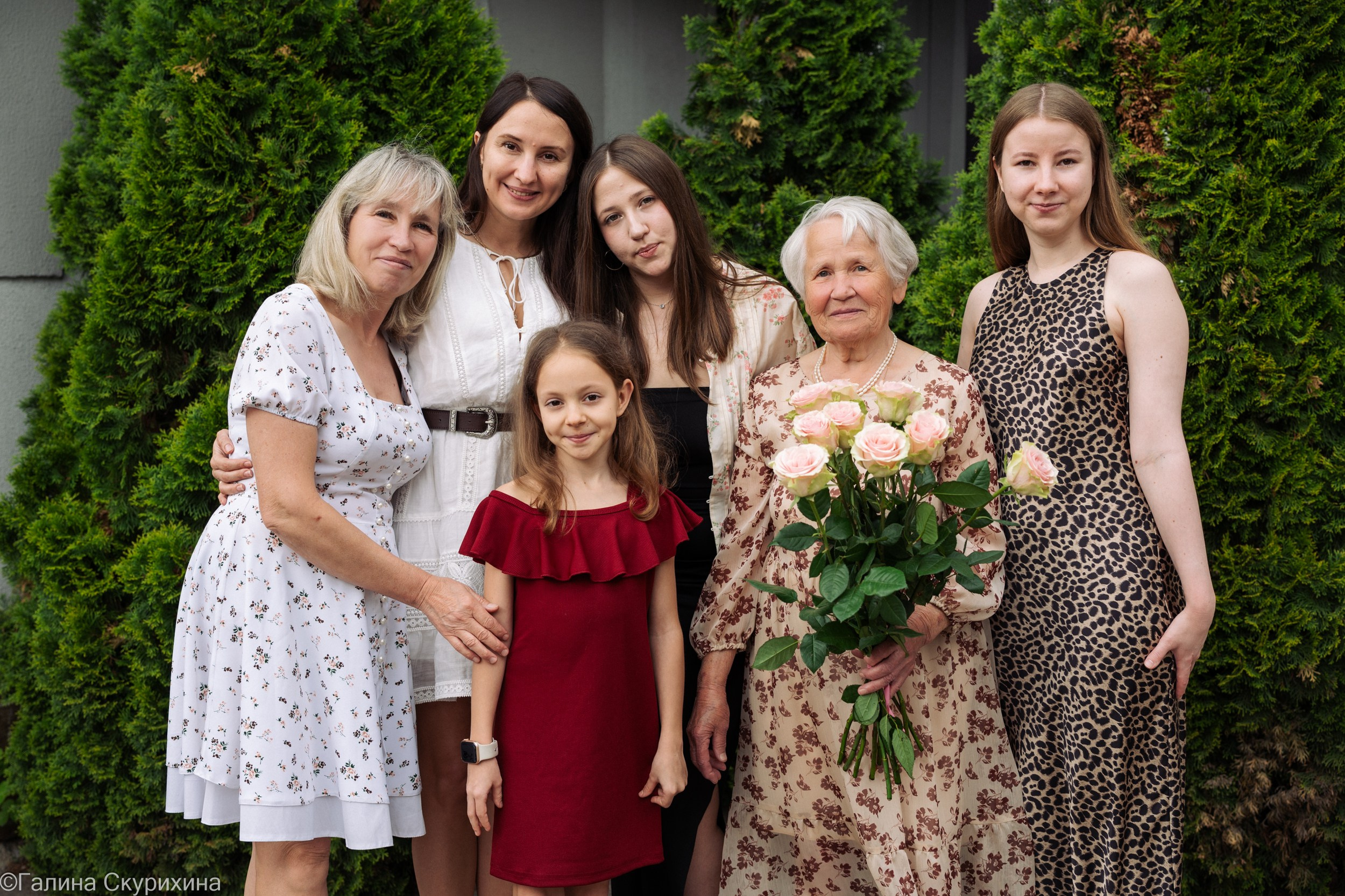 Фотосъемка юбилея, дня рождения Руфины на 85 лет