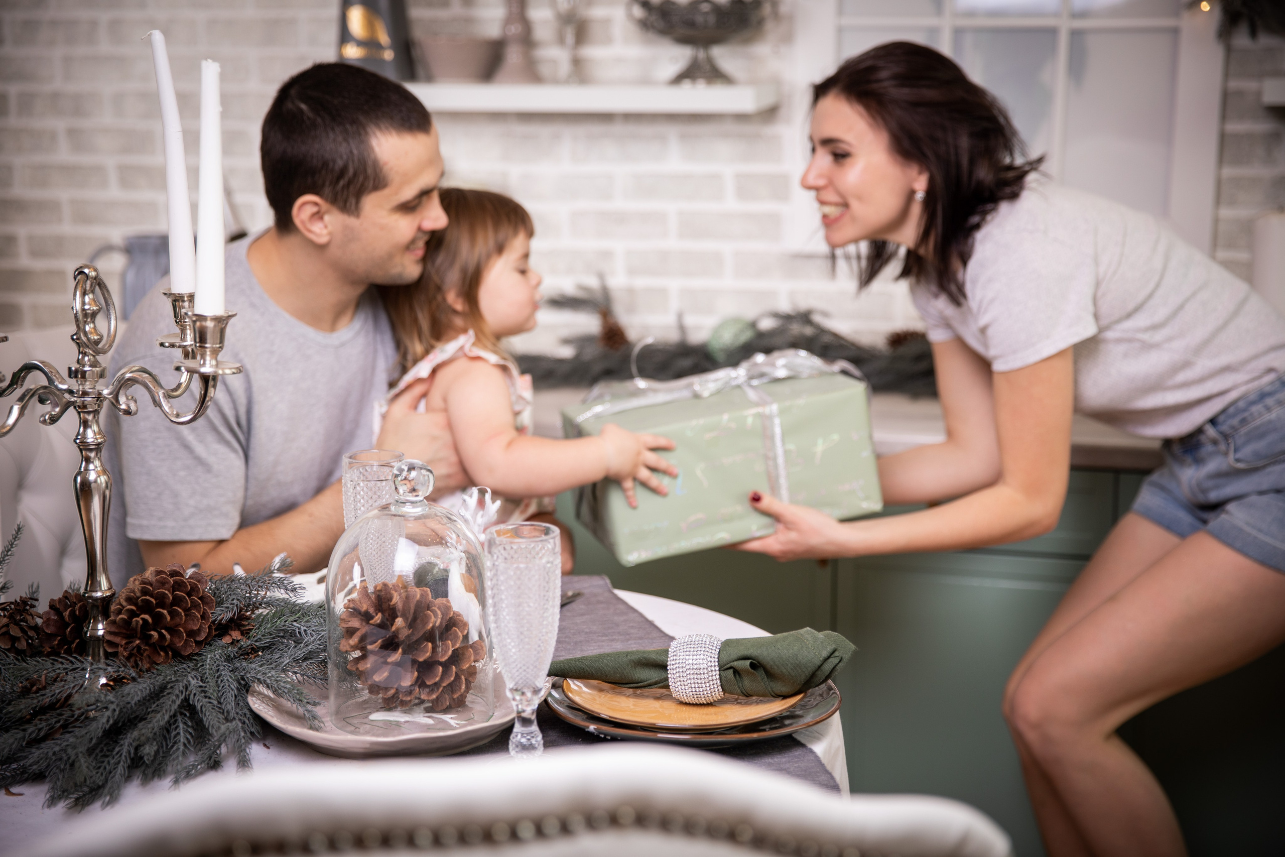 A family at a studio photo shoot. Professional family, children, fashion, event and wedding photographer in Portugal. Porto, Lisboa, Faro