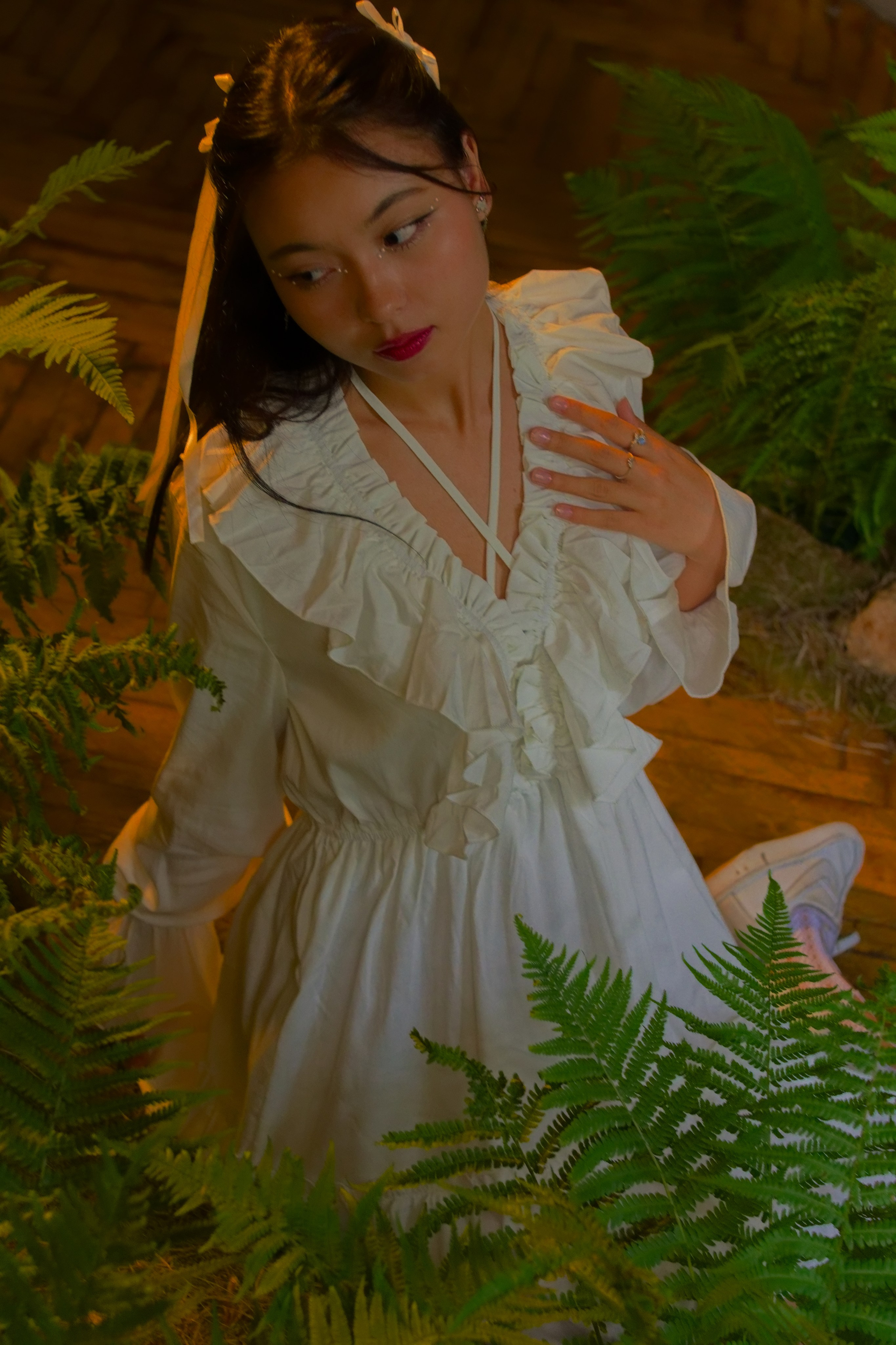 Аделина. Папоротник. Фотограф Денис Шемет