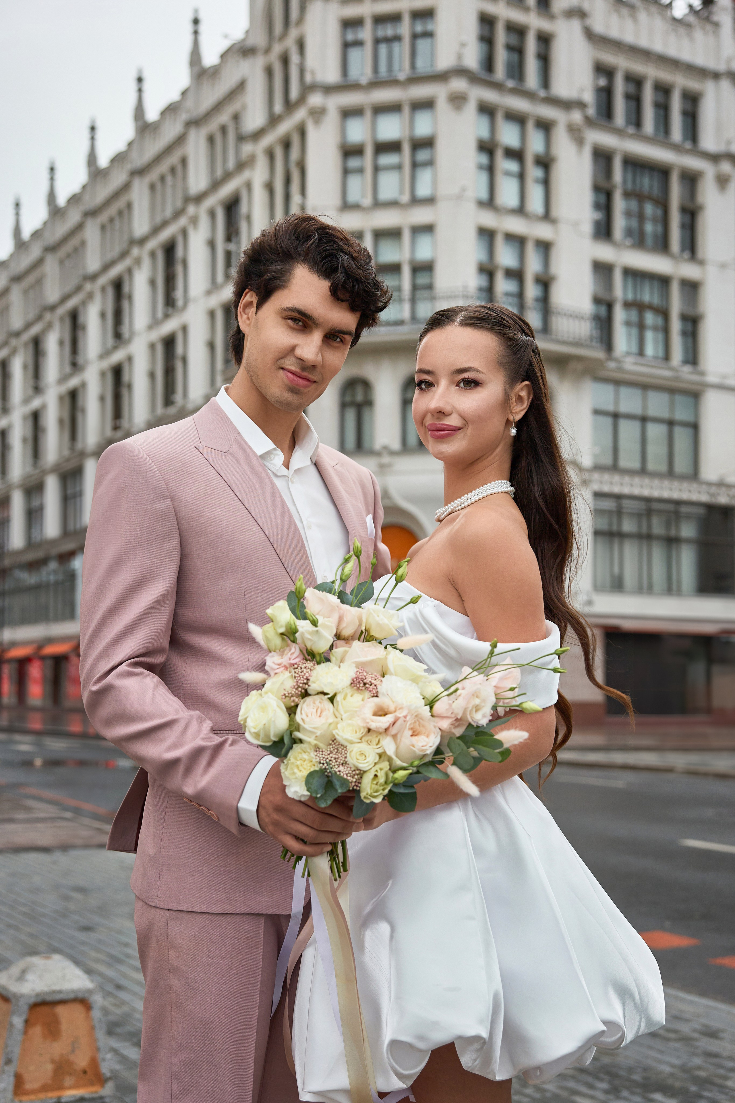 Свадебная прогулка в центре Москвы