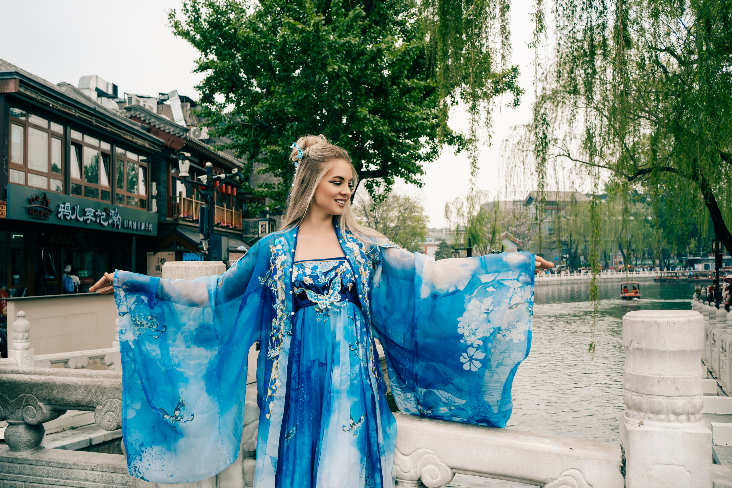 Photoshoot in Hanfu dresses