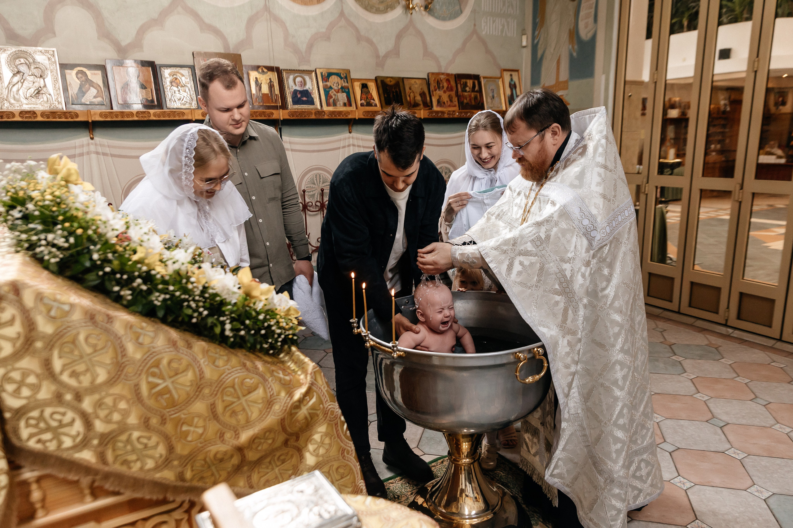Крещение Леши. Семейный фотограф Минск Усова Ольга