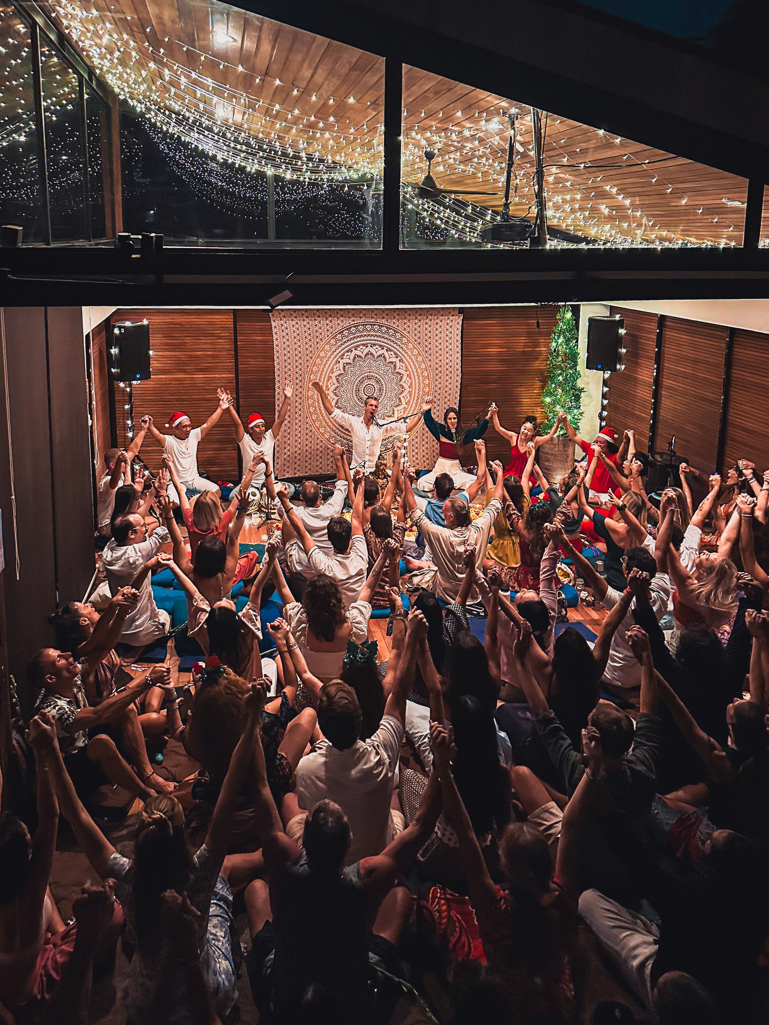 Christmas kirtan w Bhakti Bliss family. Mariam Bagdasaryan