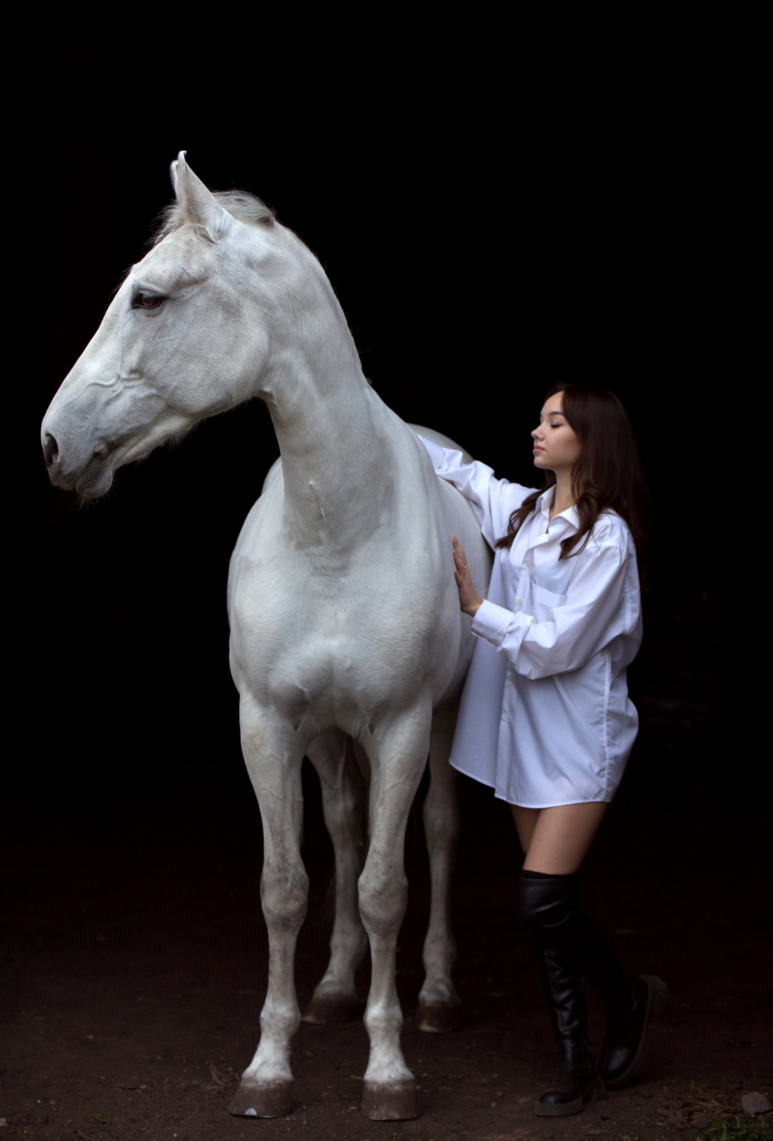 Зина и Пэрис. Конный фотограф в Красноярске — Любовь Похабова