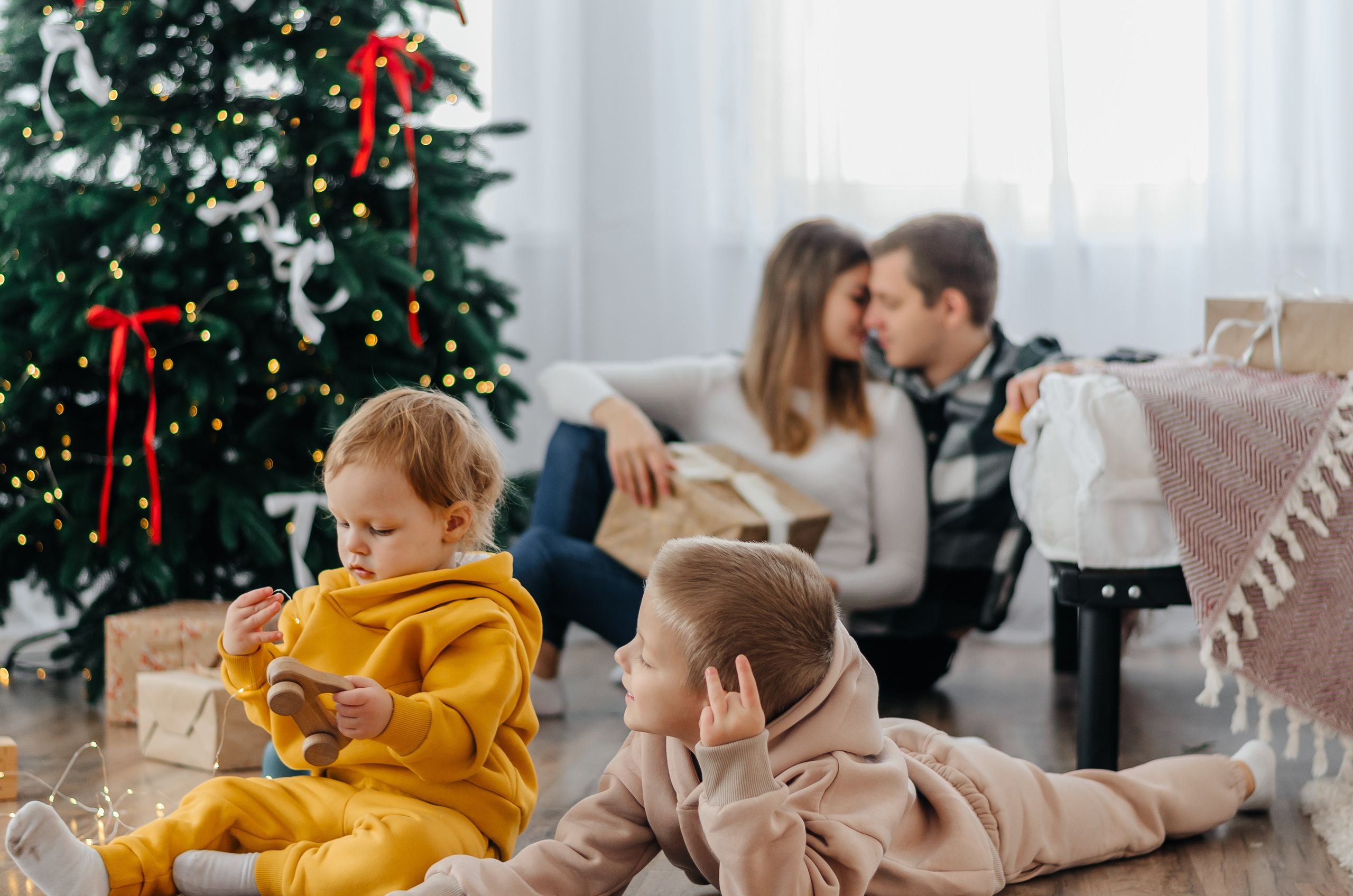 Семейная новогодняя фотосессия. Свадебный фотограф в Сергиевом Посаде недорого Ольга Гузанова