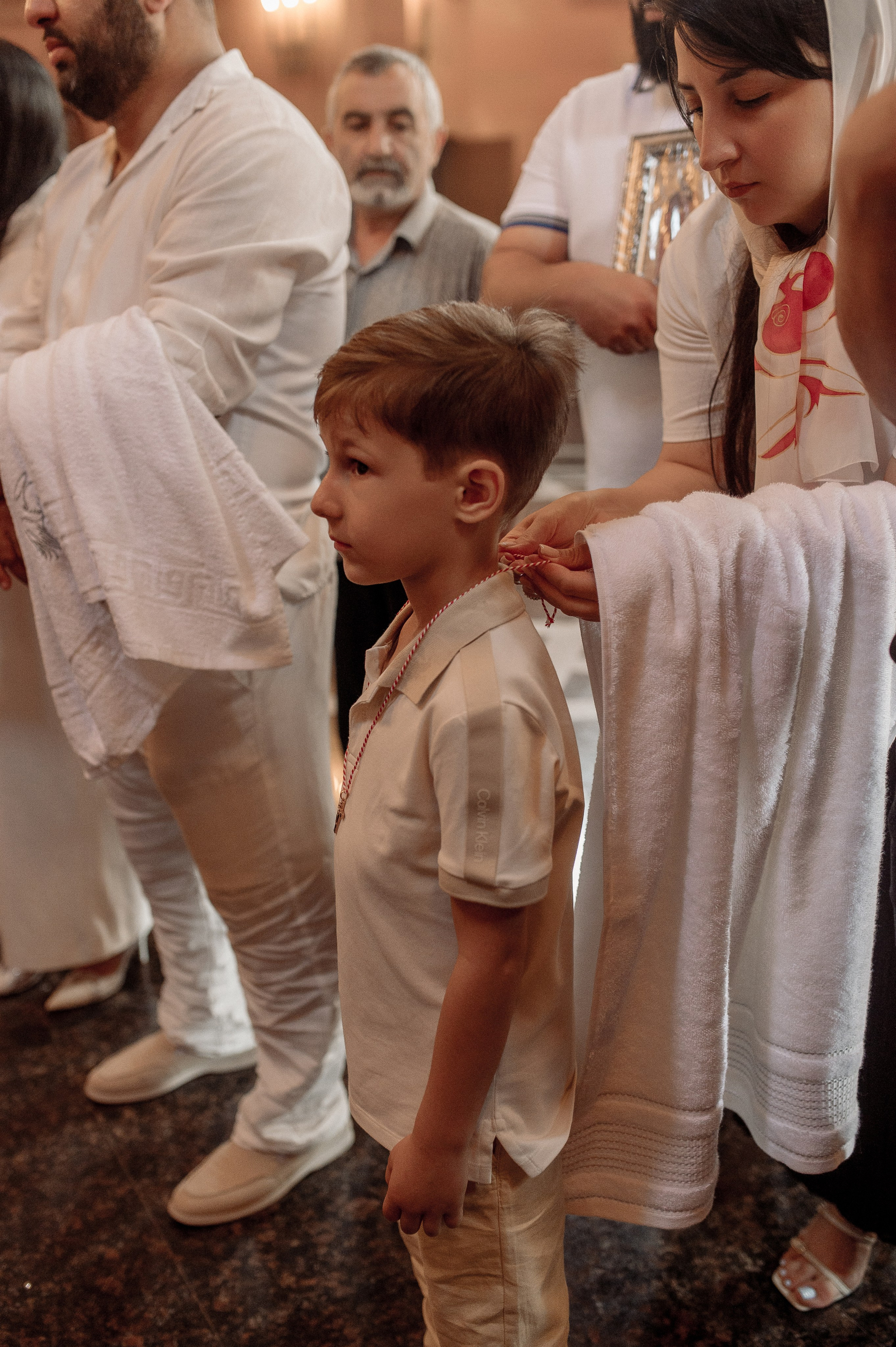 Крещение в армянском храме. Фотограф Мария Стрелкова