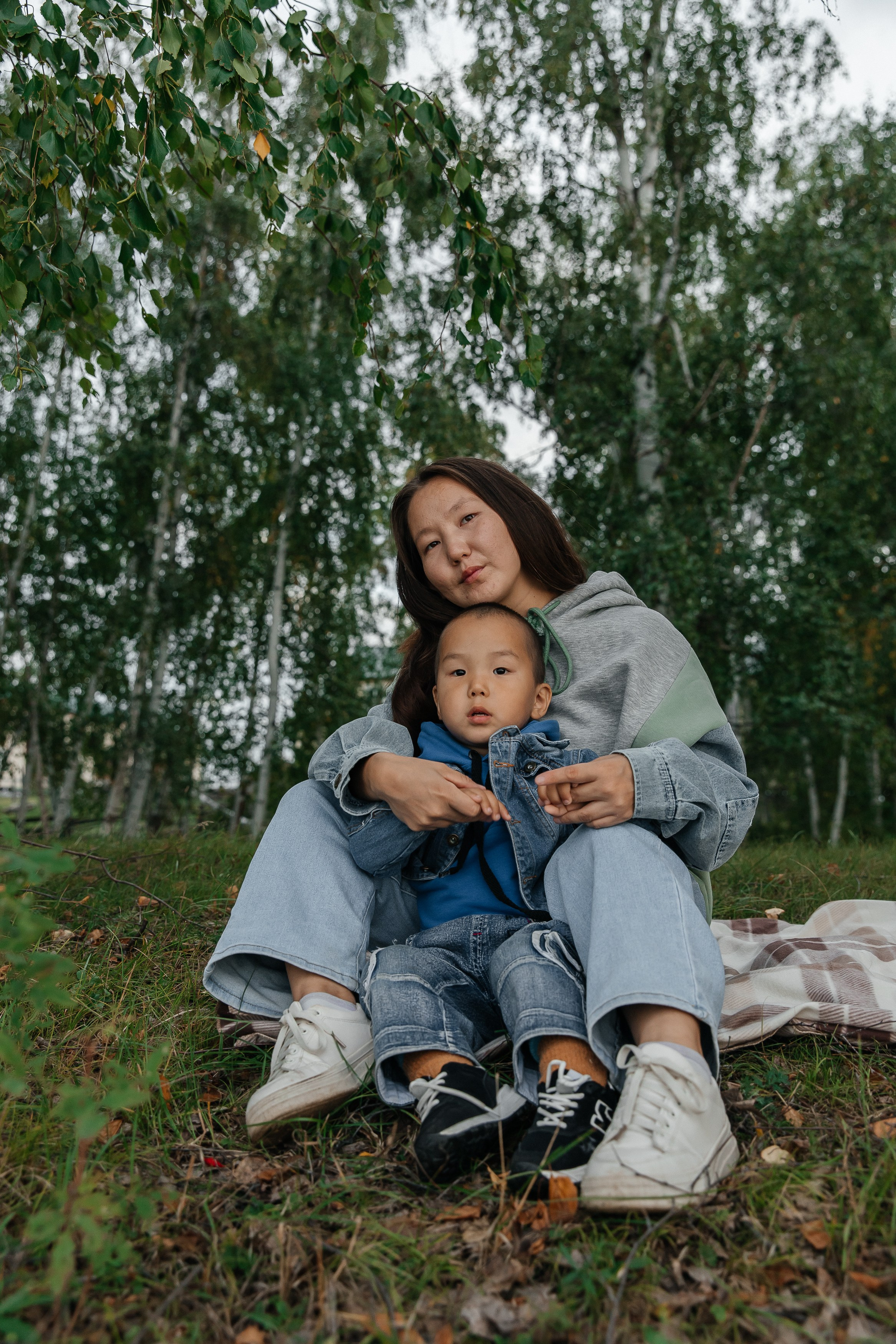 Лера и сын. Воронистая Анастасия. Фотограф Якутия, Томпонский район