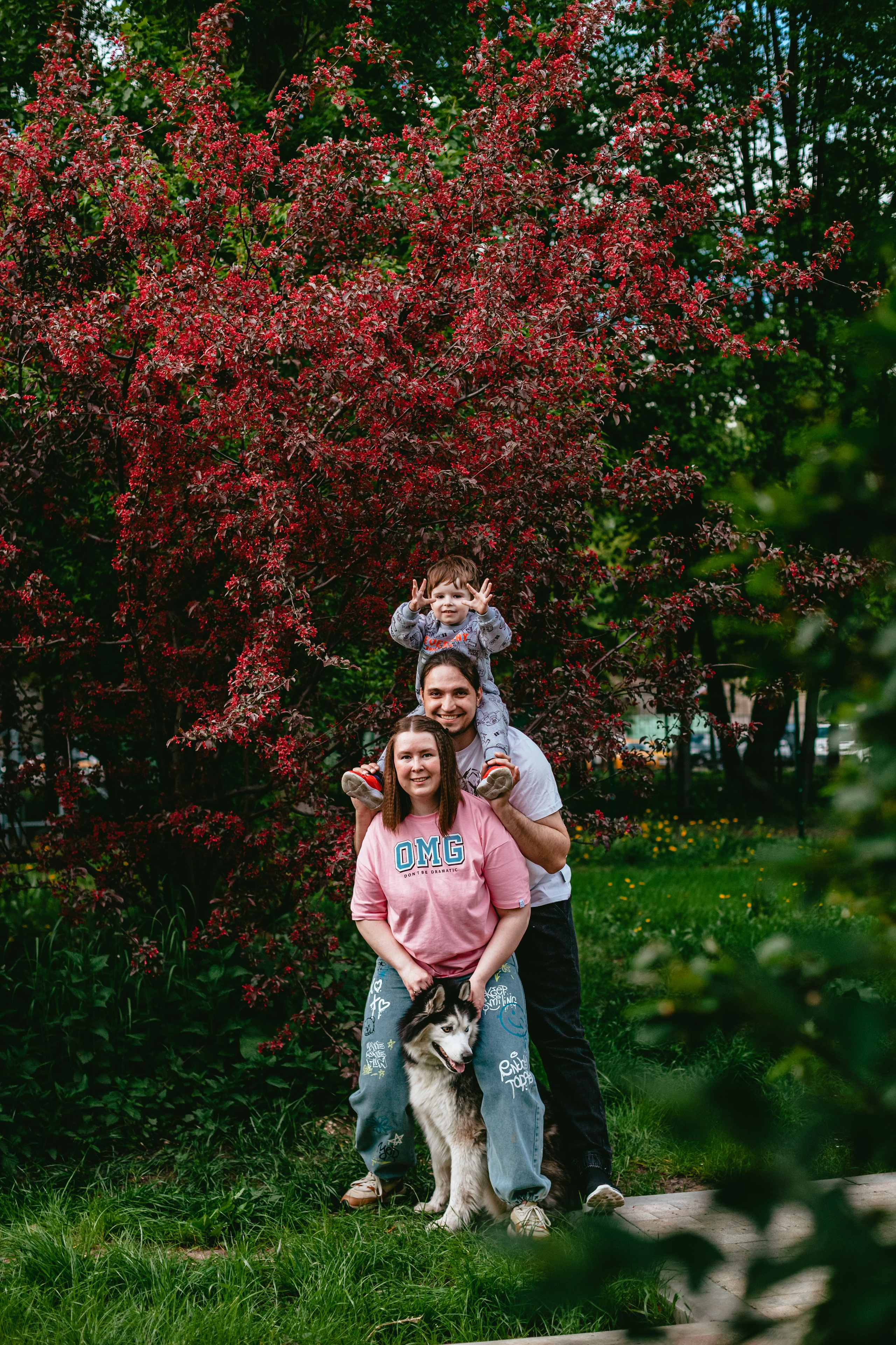 Семейная экспресс фотосессия в рамках фотодня. Фотограф-анималист Татьяна Степанова