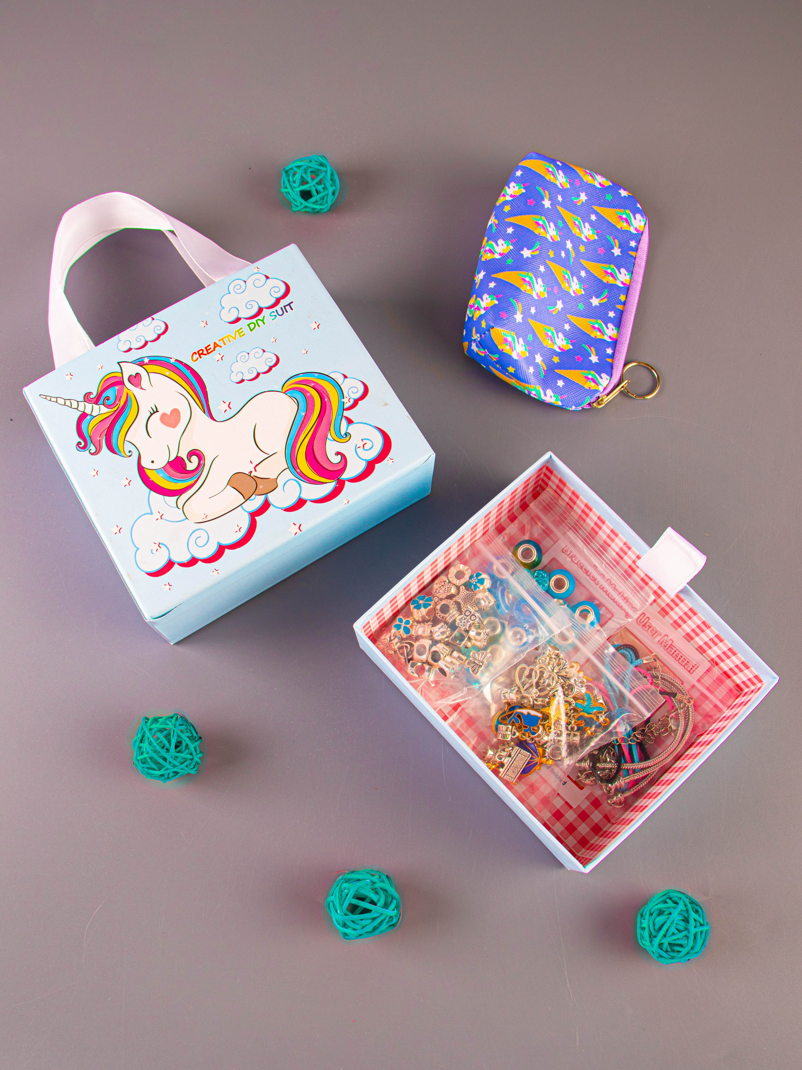 Набор по созданию браслетов (голубой). «Матрица»